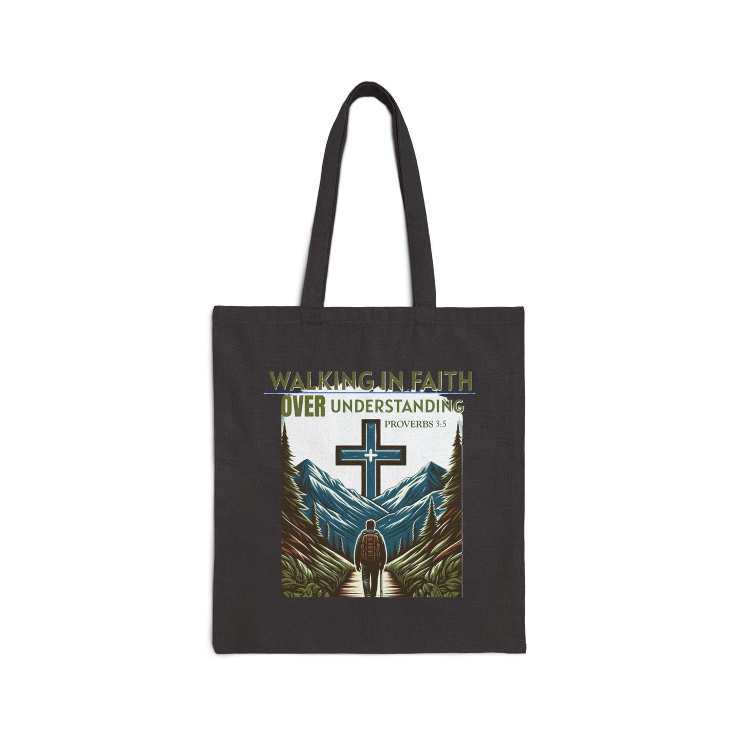 Tote Bag with Bible Verse Proverbs 3:5