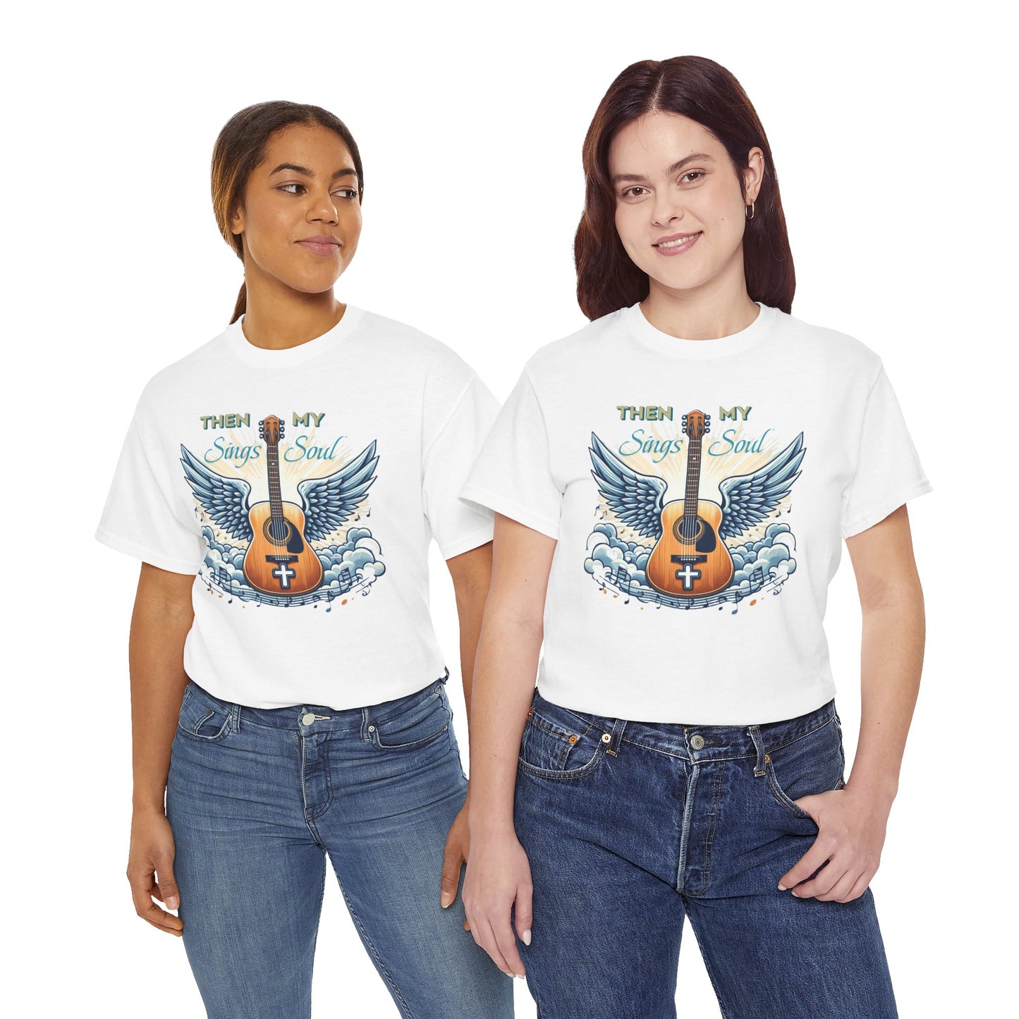 Unisex Heavy Cotton "THEN Sings MY Soul" Tee