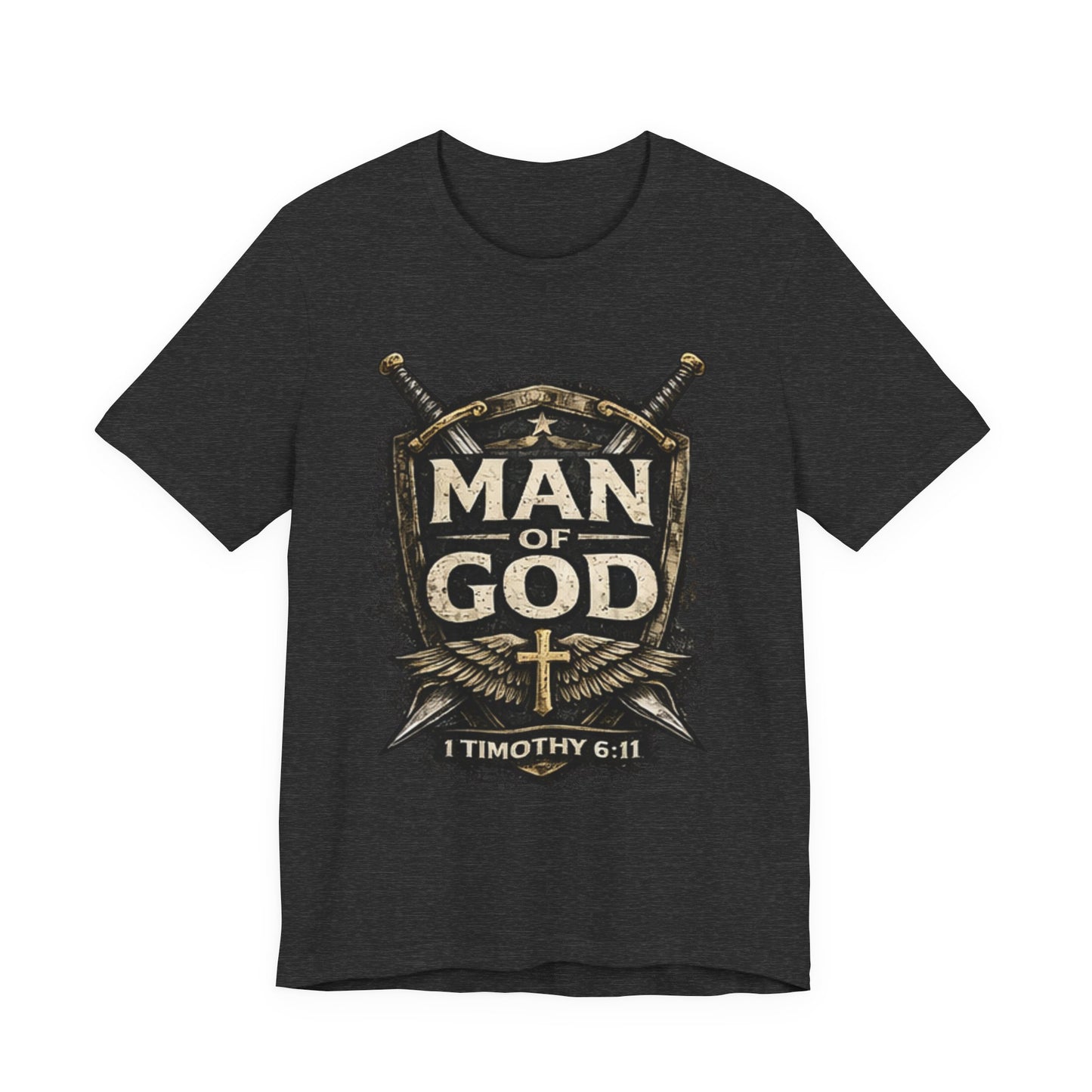 Man of God Tee — 1 Timothy 6:11 Christian Faith T-Shirt