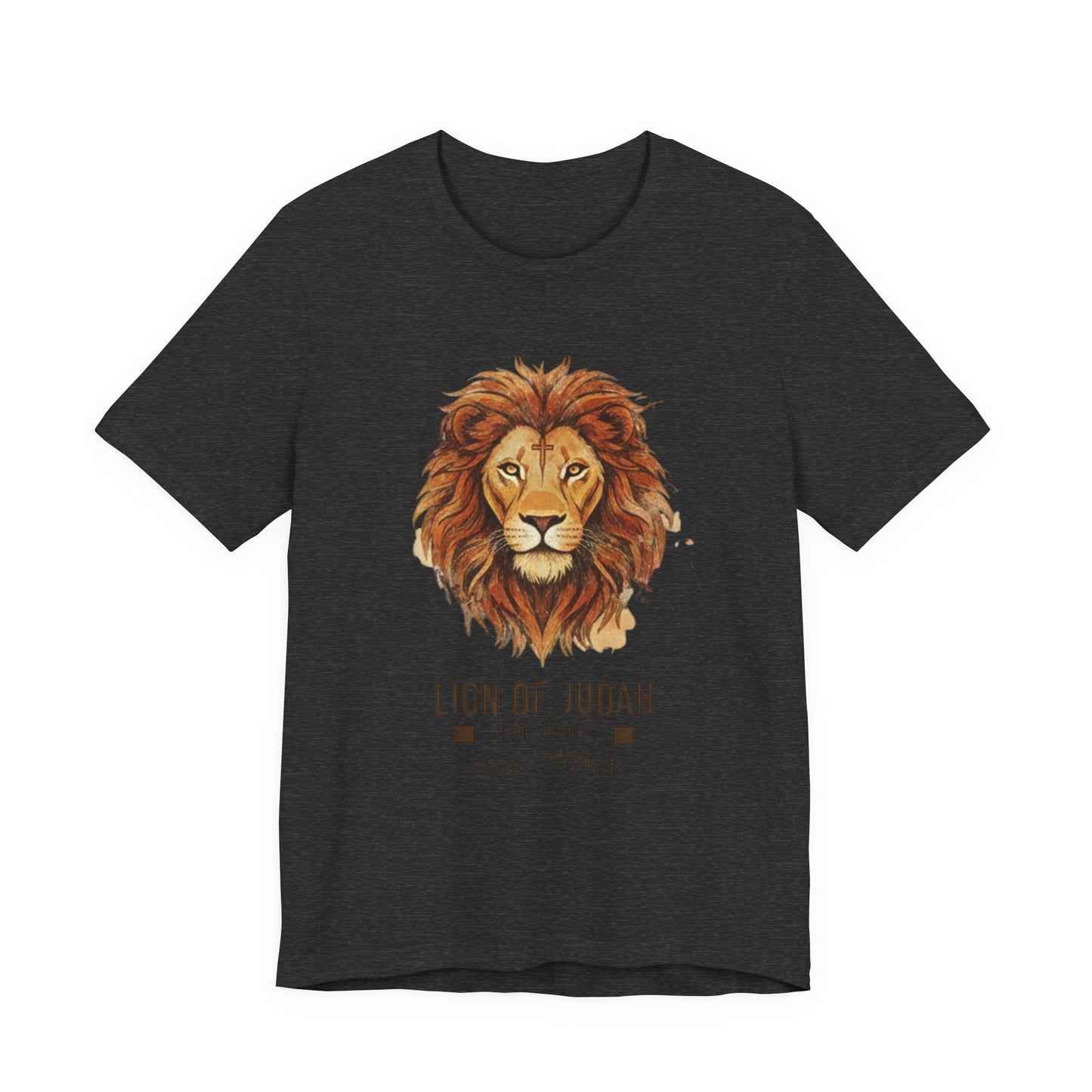 Lion of Judah T-Shirt — Faith & Strength Christian Tee