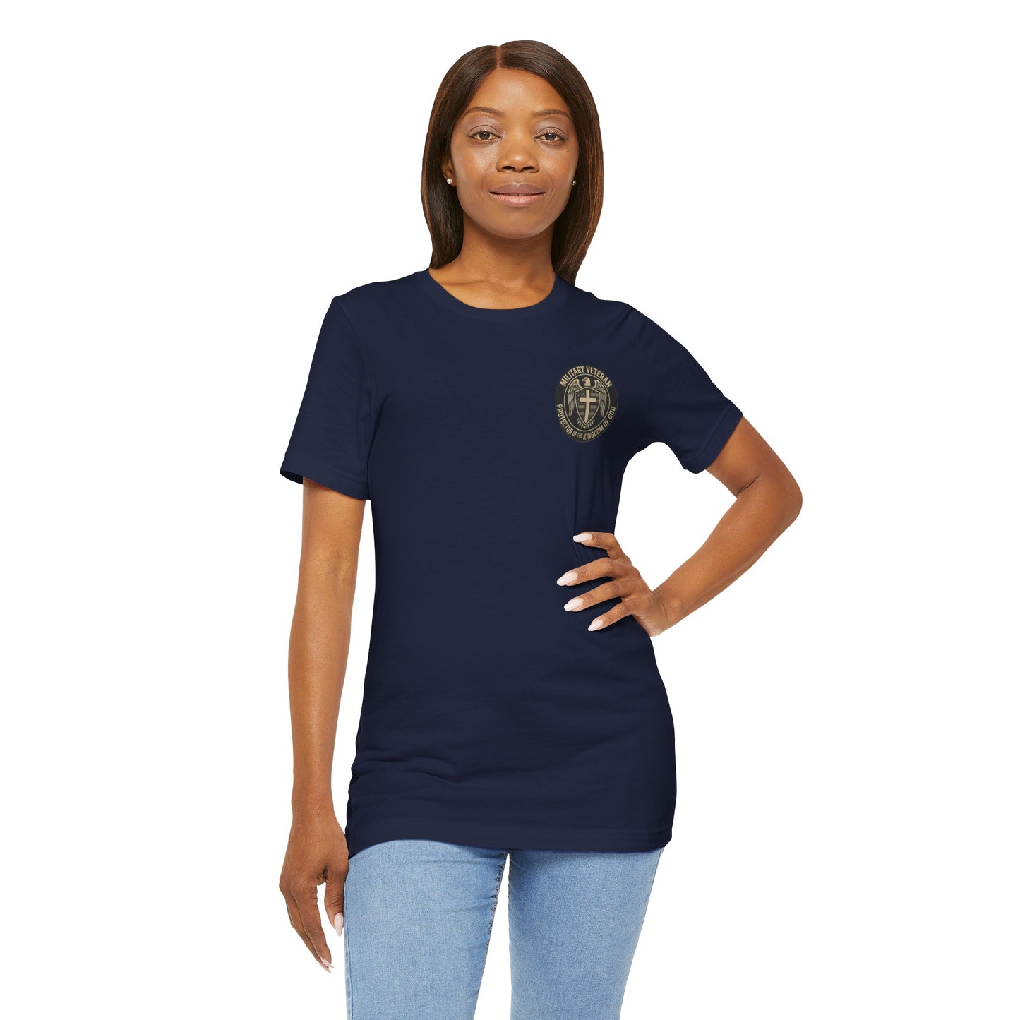 Veteran Protector Tee — "Military Veteran Protector of the Kingdom of God"