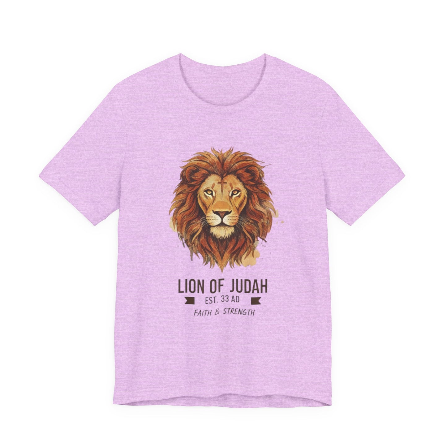 Lion of Judah T-Shirt — Faith & Strength Christian Tee