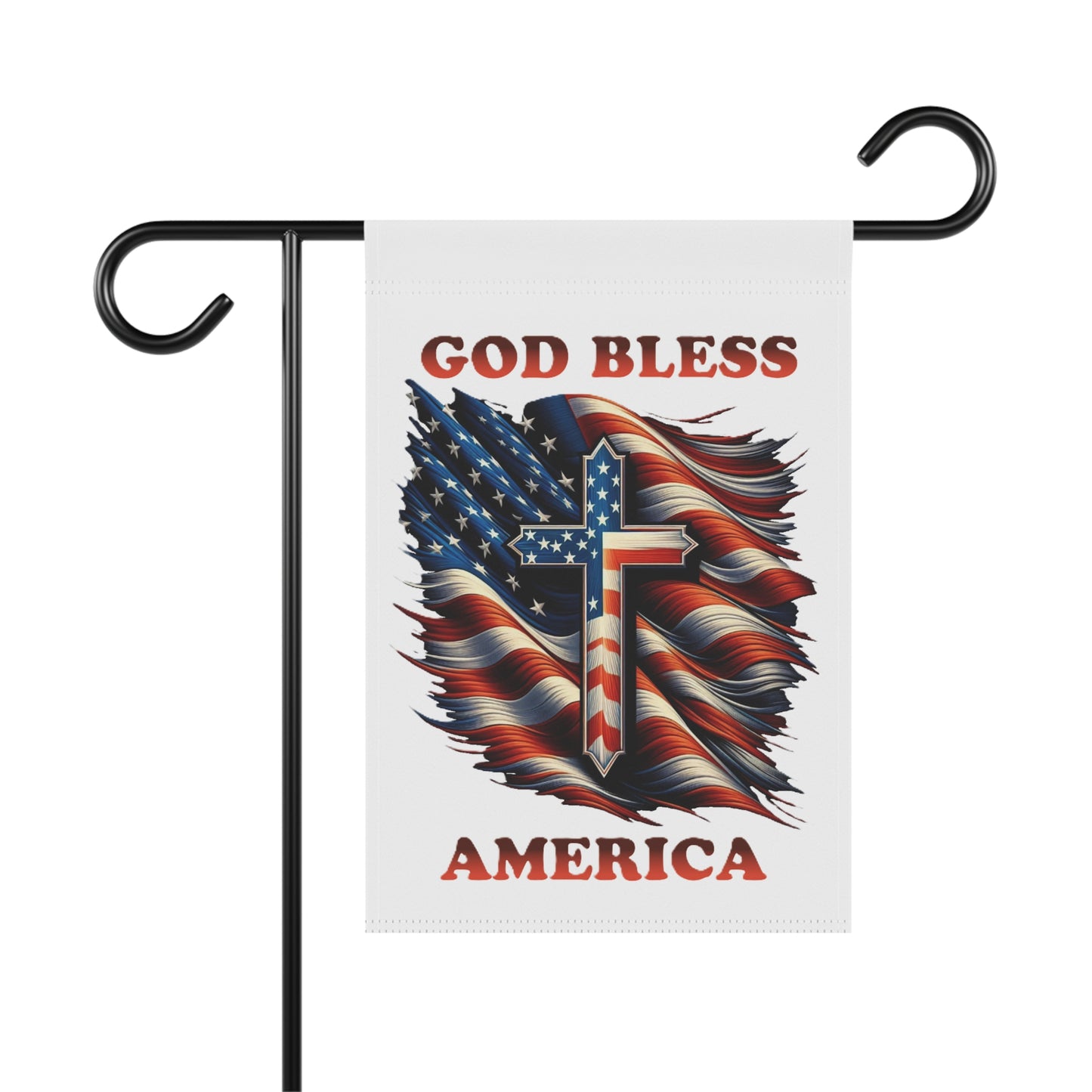 Garden & House Banner "GOD BLESS AMERICA"