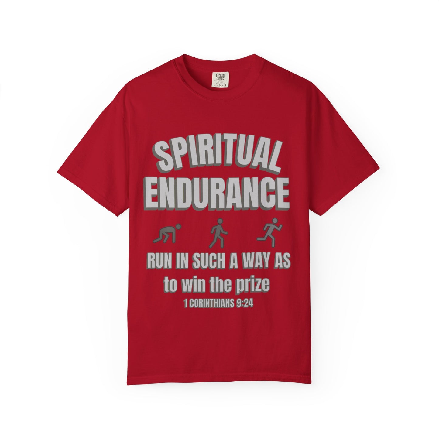 Christian Verse 1 Corinthians 9:24 Garment-Dyed T-shirt