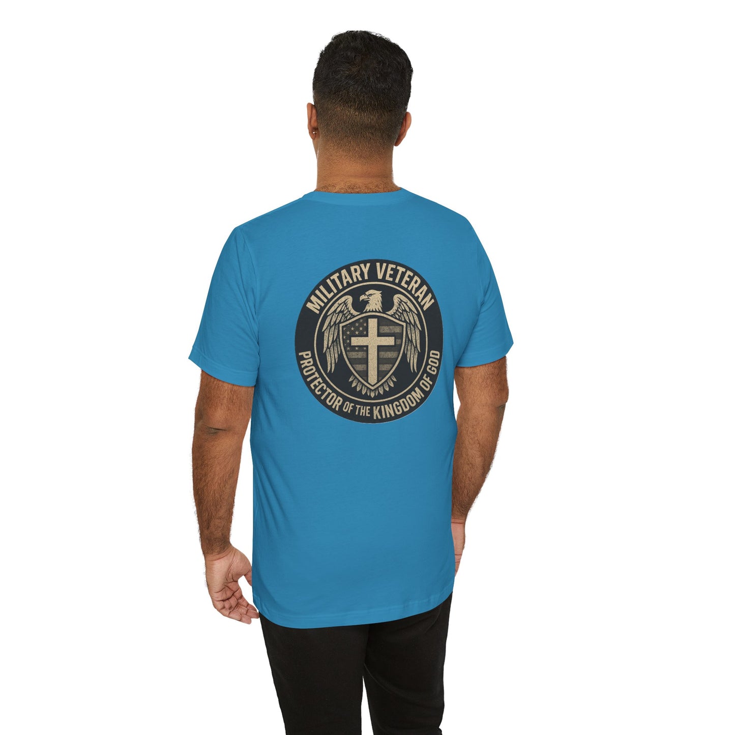 Veteran Protector Tee — "Military Veteran Protector of the Kingdom of God"