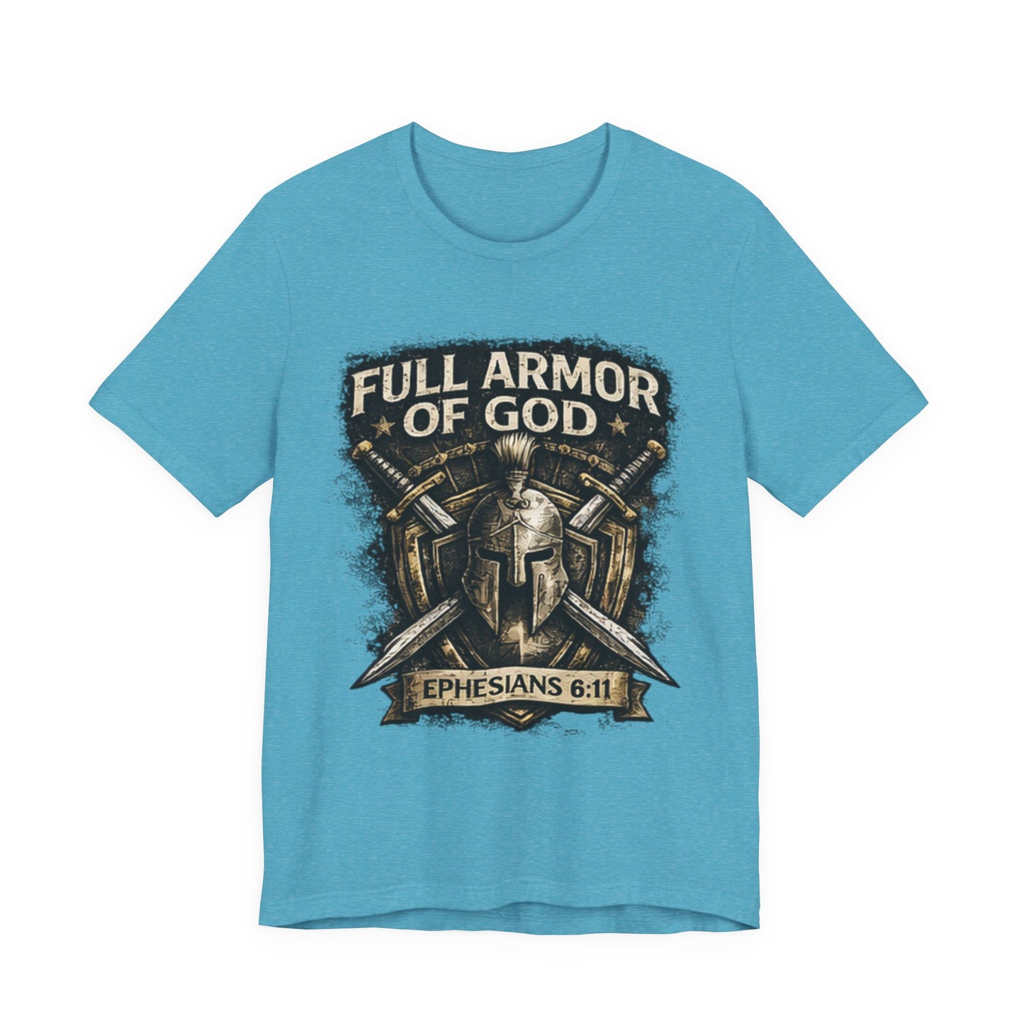 Full Armor of God T-Shirt — Ephesians 6:11 Christian Faith Tee