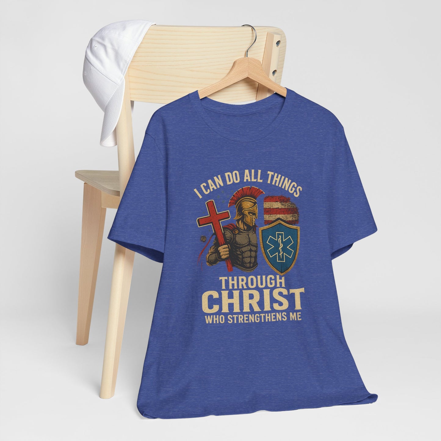 Medical Personnel Tee — "I Can Do All Things Through Christ"