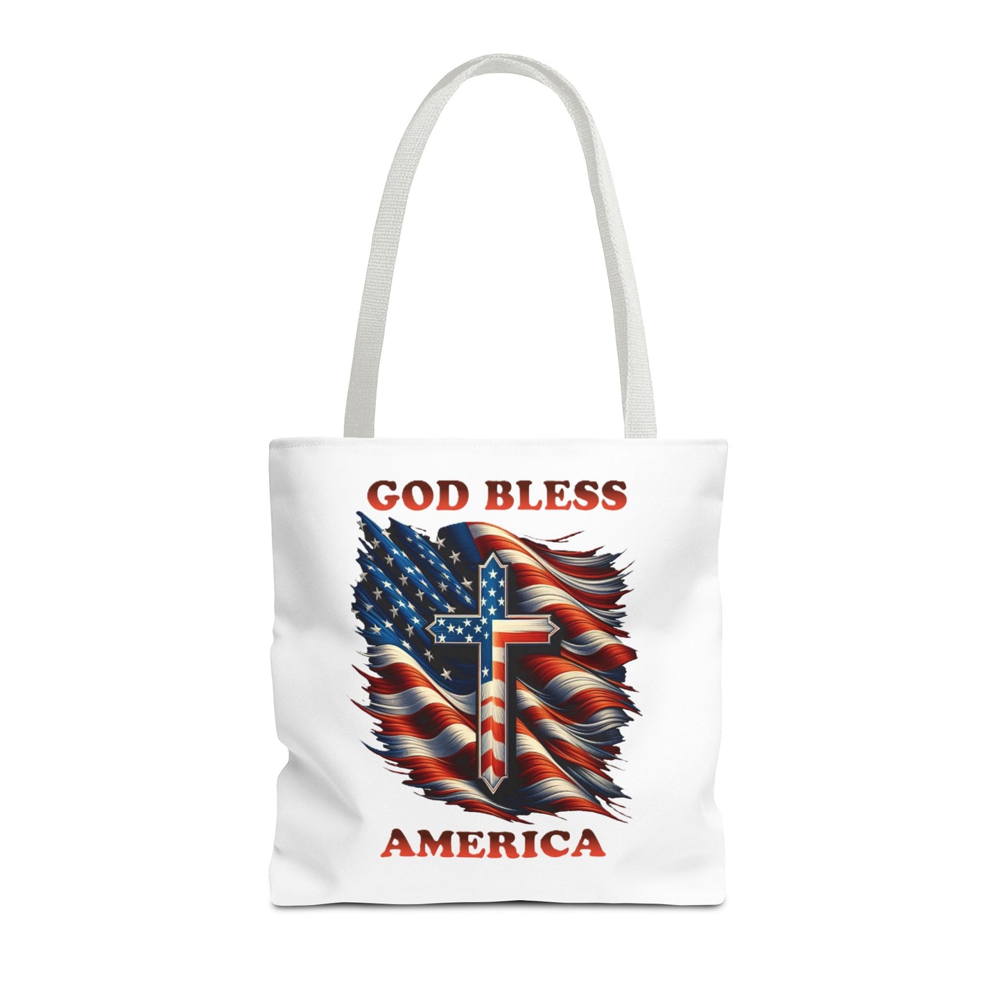 Tote Bag (AOP) "GOD BLESS AMERICA"