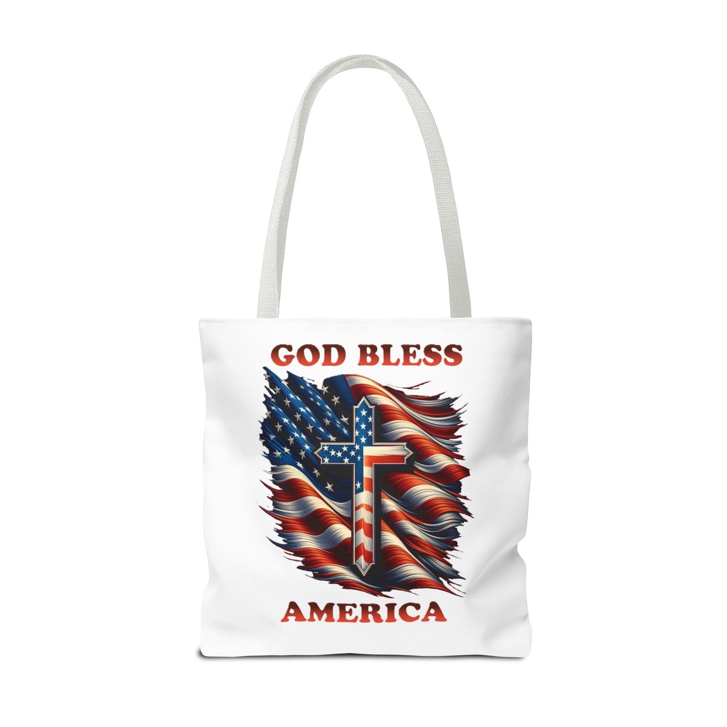 Tote Bag (AOP) "GOD BLESS AMERICA"