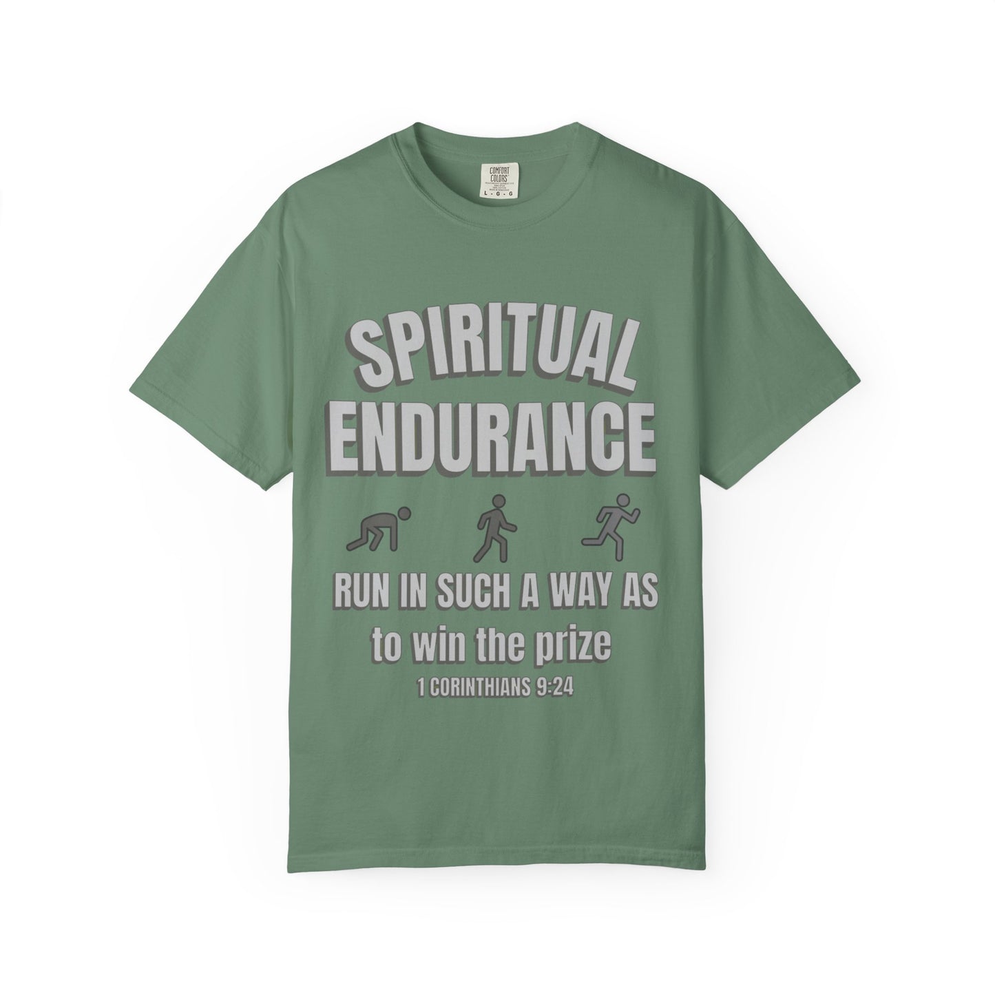 Christian Verse 1 Corinthians 9:24 Garment-Dyed T-shirt