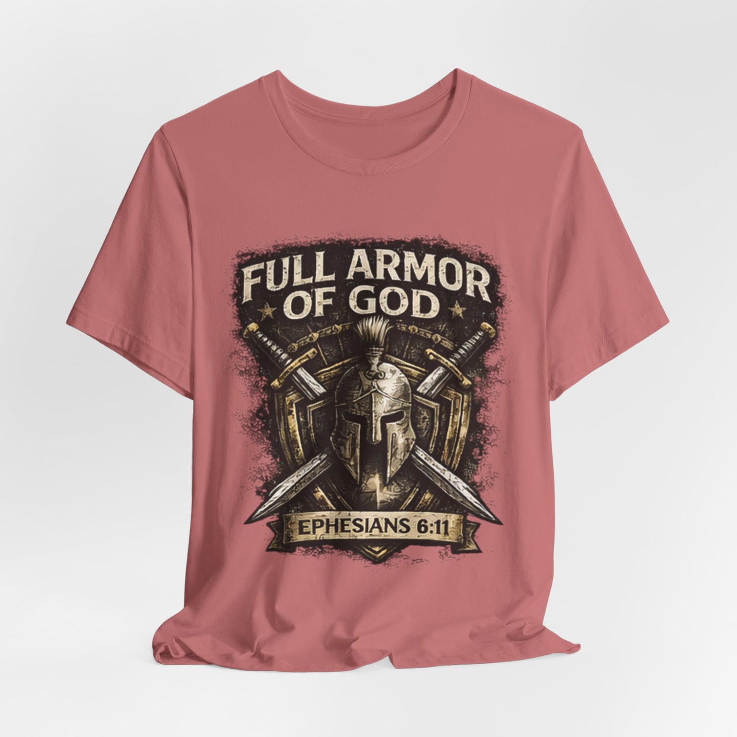 Full Armor of God T-Shirt — Ephesians 6:11 Christian Faith Tee