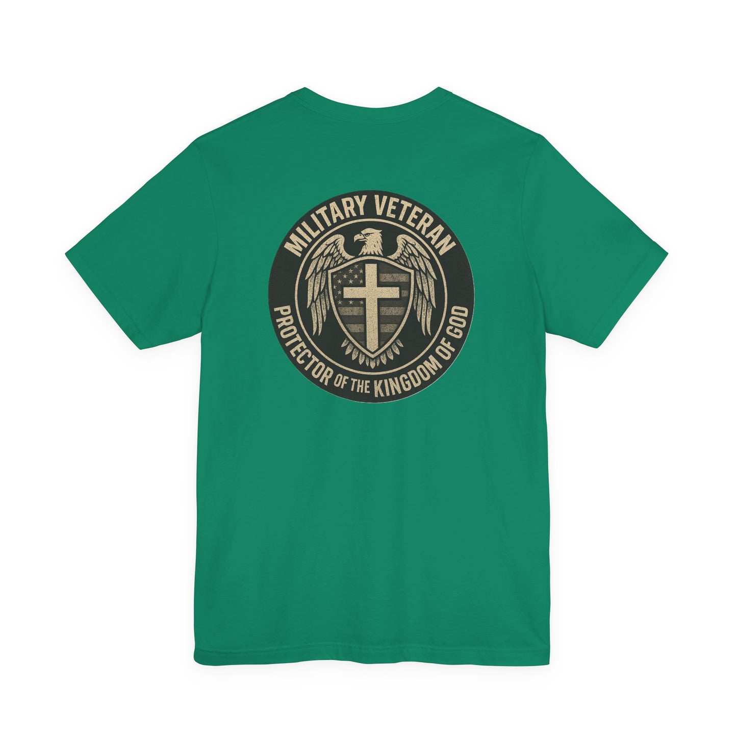 Veteran Protector Tee — "Military Veteran Protector of the Kingdom of God"