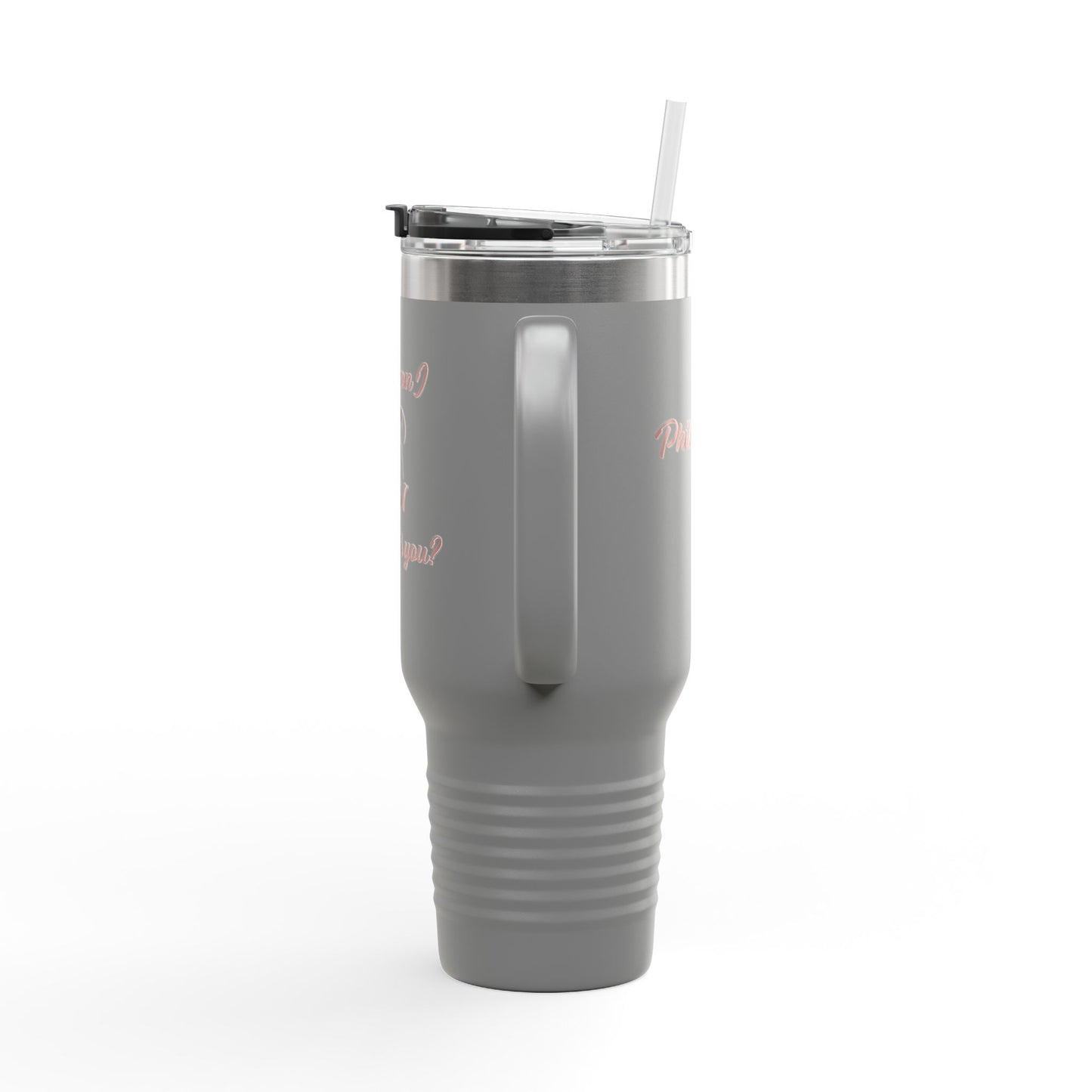 Travel Mug - &quot;How can I pray for you&quot; with Heart and Praying Hands Design