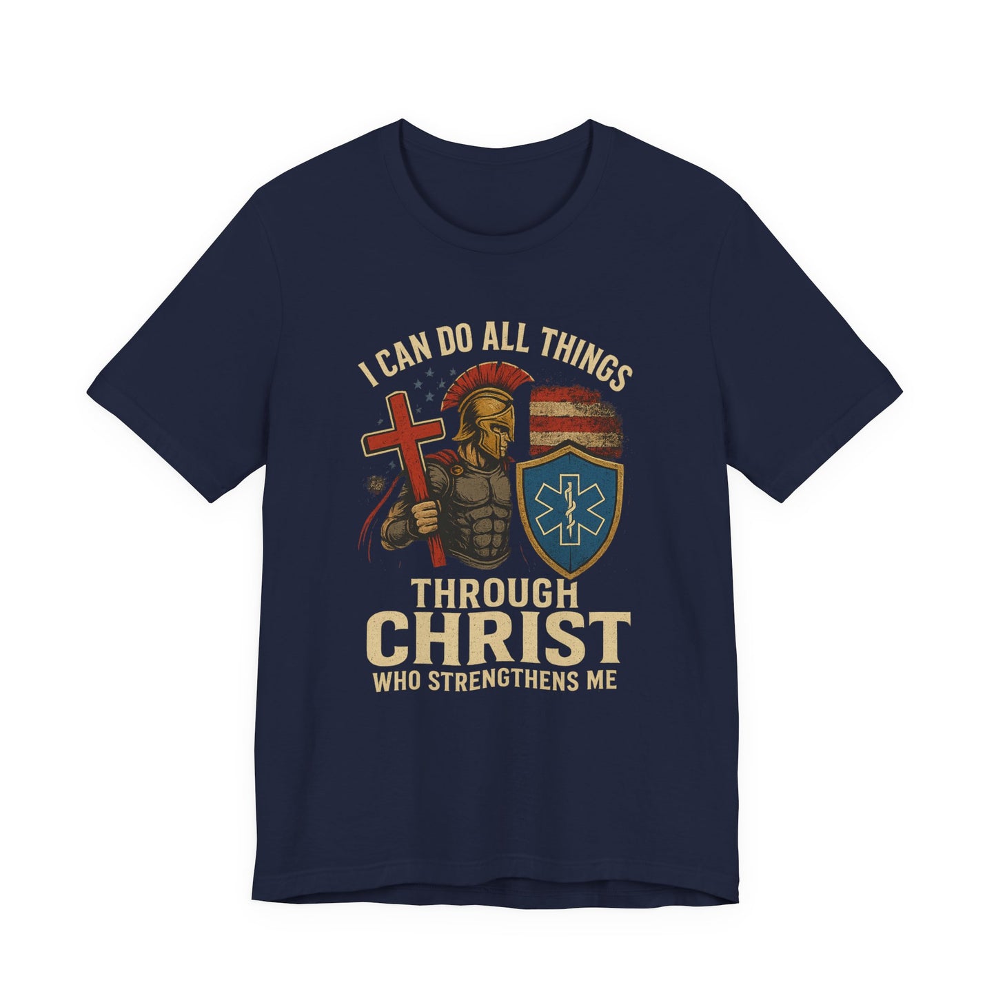 Medical Personnel Tee — "I Can Do All Things Through Christ"