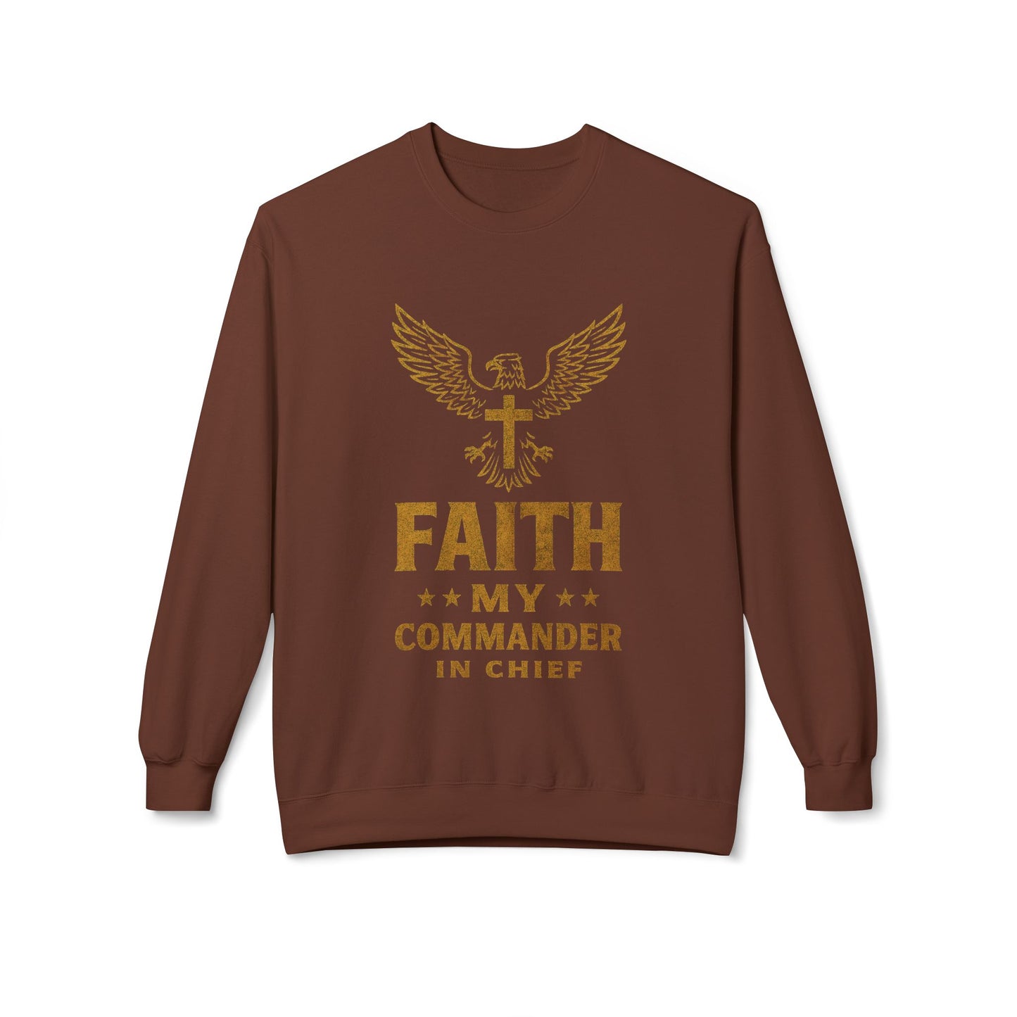 Sweatshirt - Military Christians: 'Faith is my Commander in Chief'