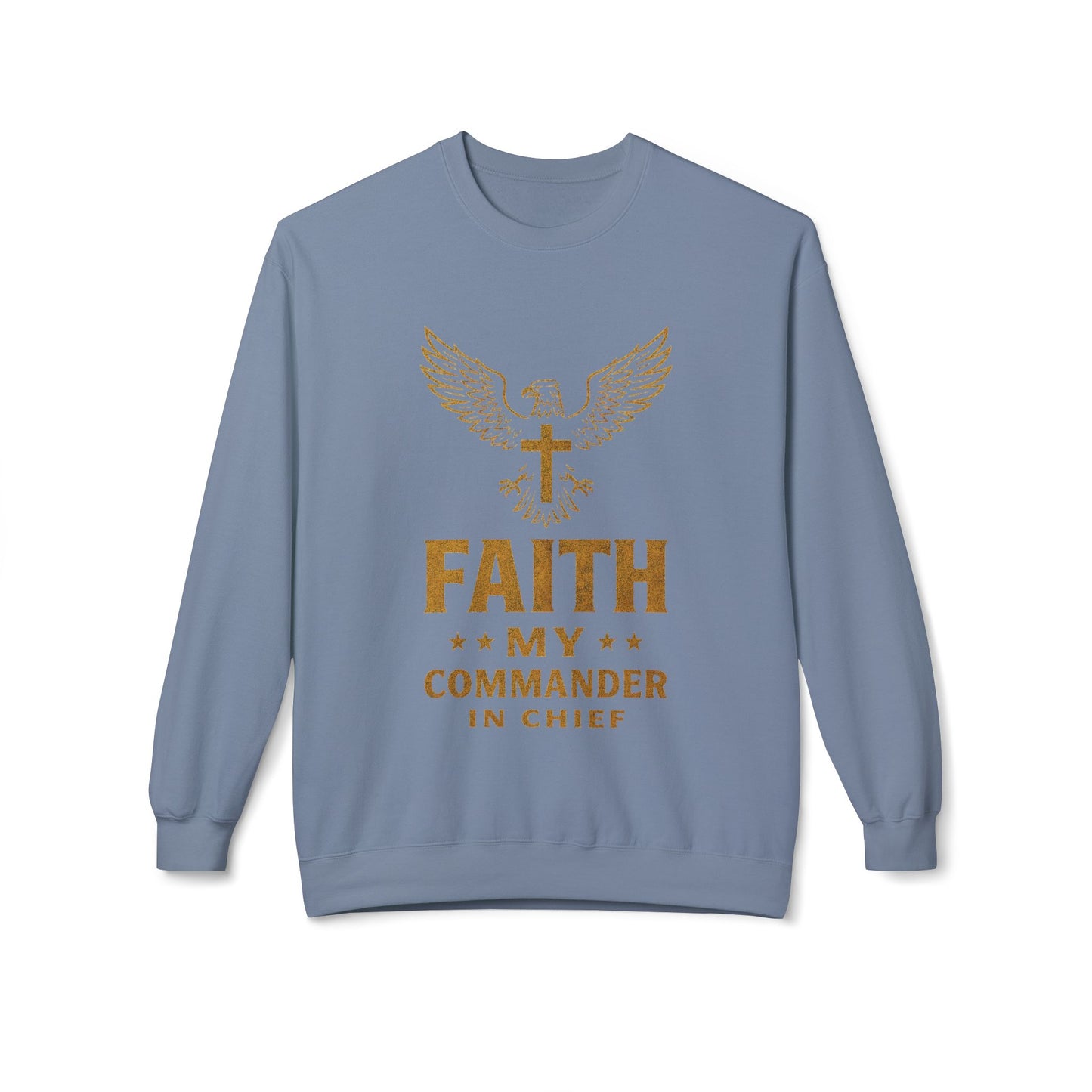 Sweatshirt - Military Christians: 'Faith is my Commander in Chief'