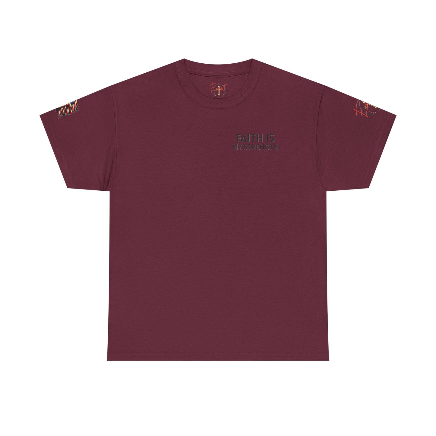 Copy of Christian Tee - Philippians 4:13 'Faith Is My Strength'