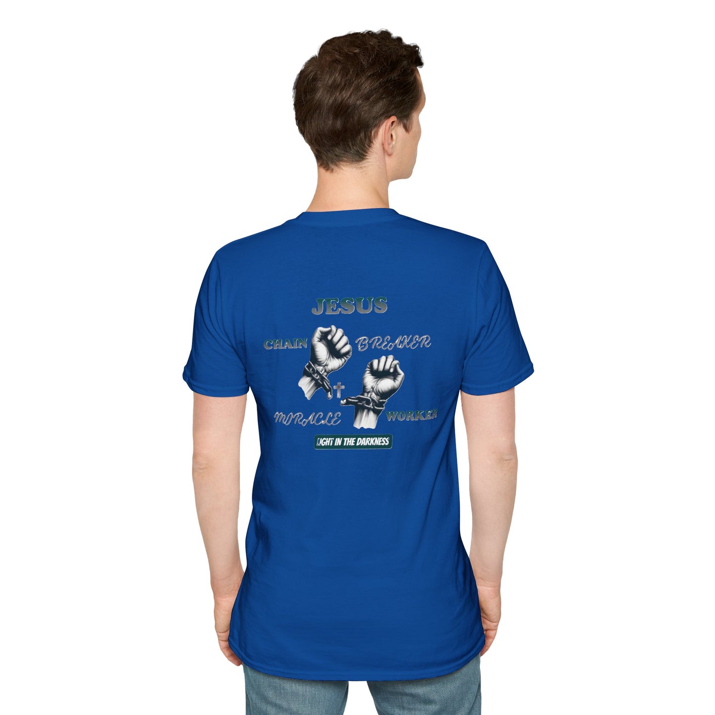 Christian Unisex Tee - Jesus Chain Breaker Design