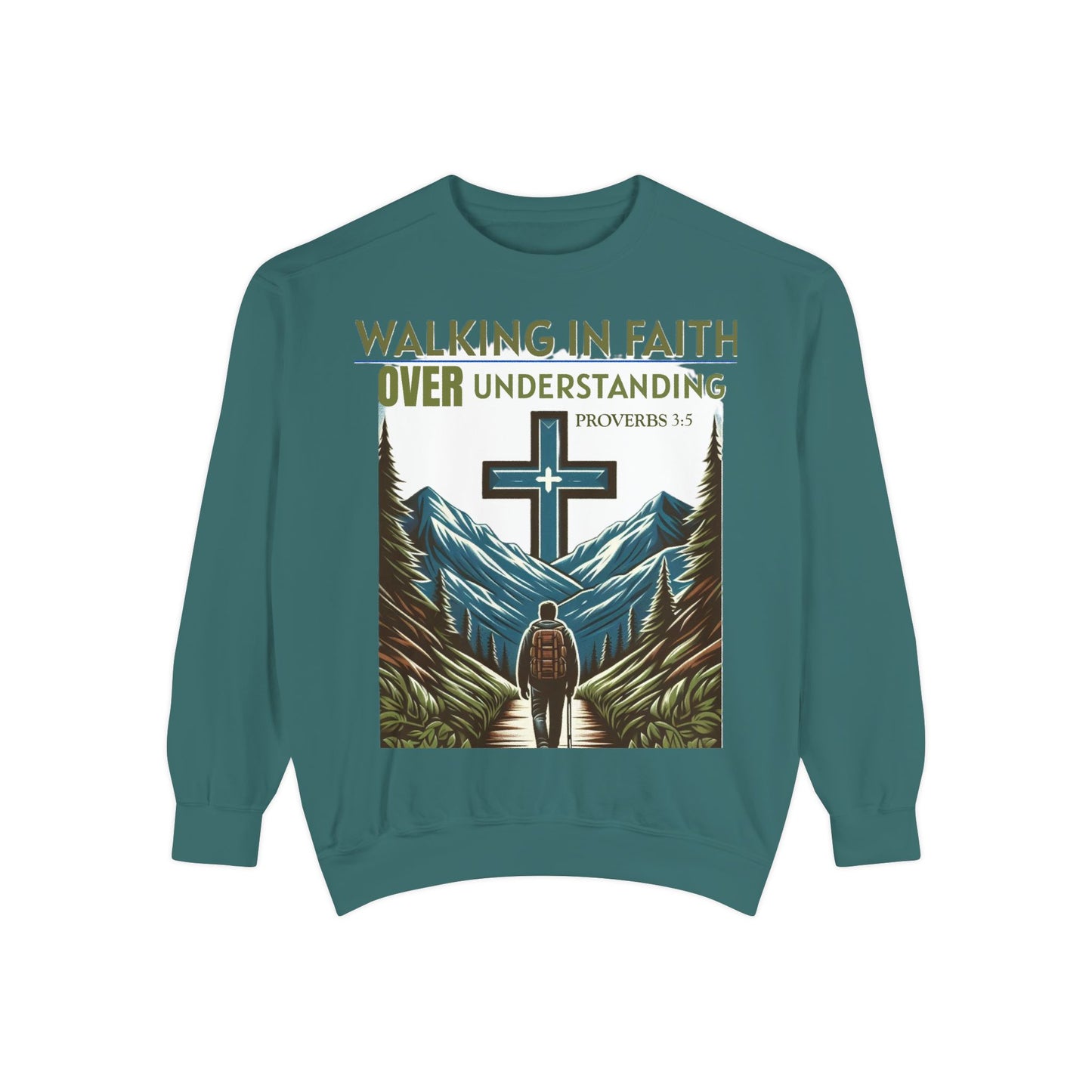Faithful Unisex Sweatshirt - Bible Verse Proverbs 3:5