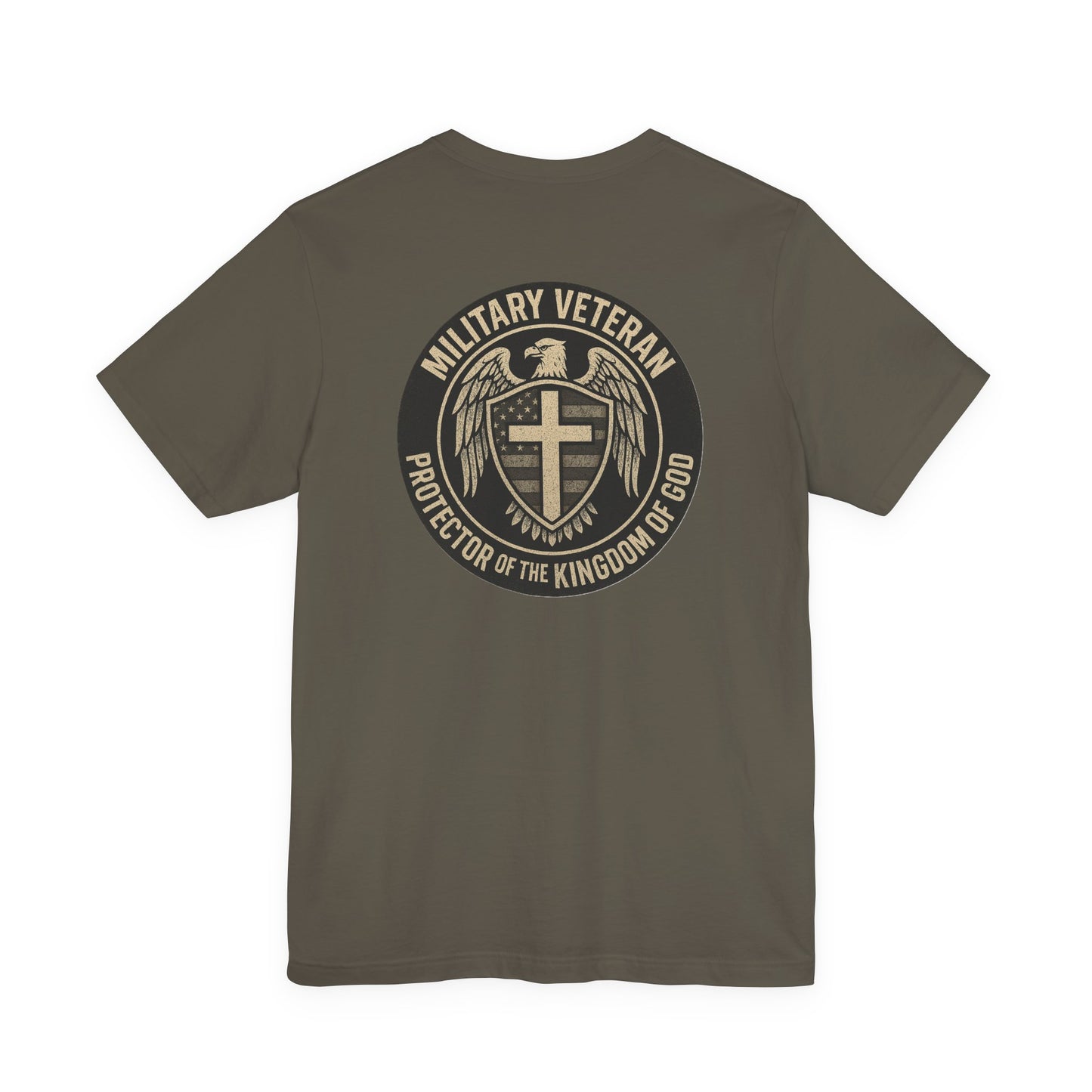 Veteran Protector Tee — "Military Veteran Protector of the Kingdom of God"