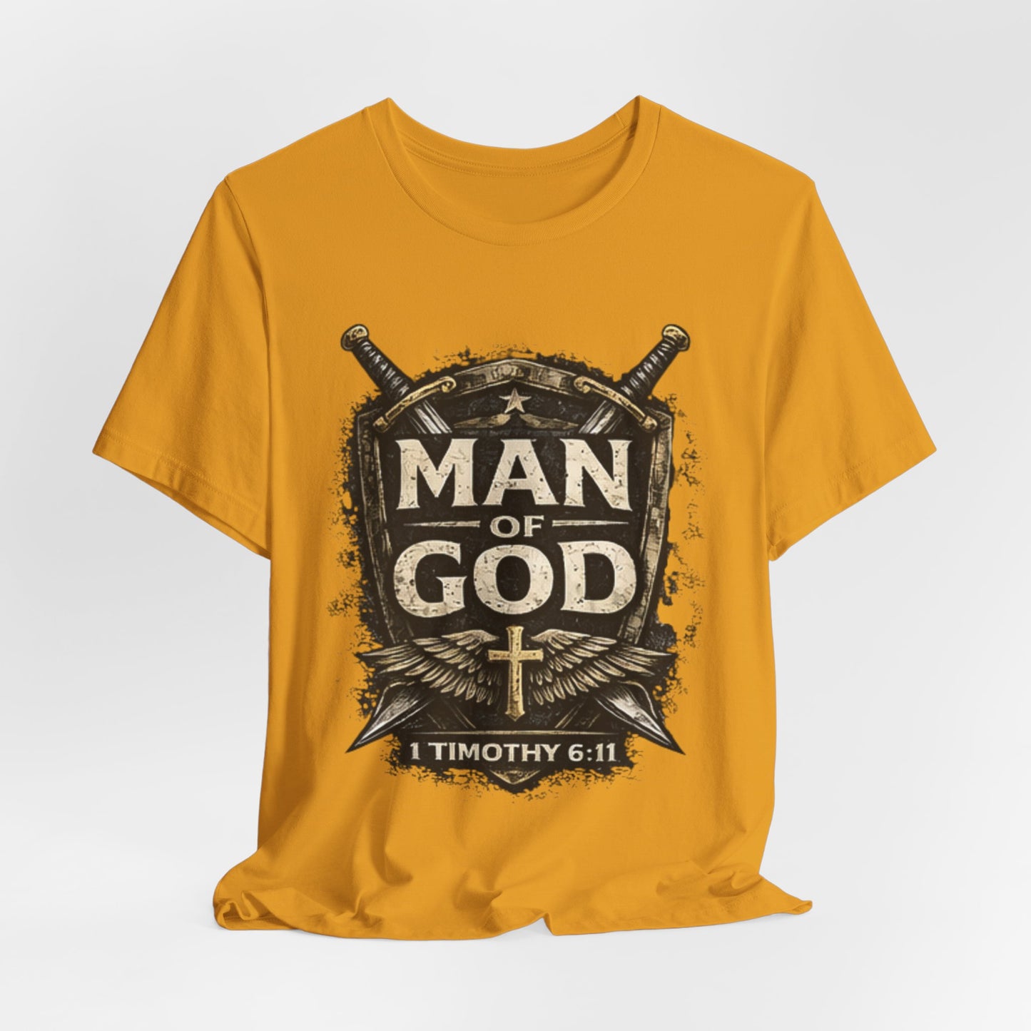 Man of God Tee — 1 Timothy 6:11 Christian Faith T-Shirt
