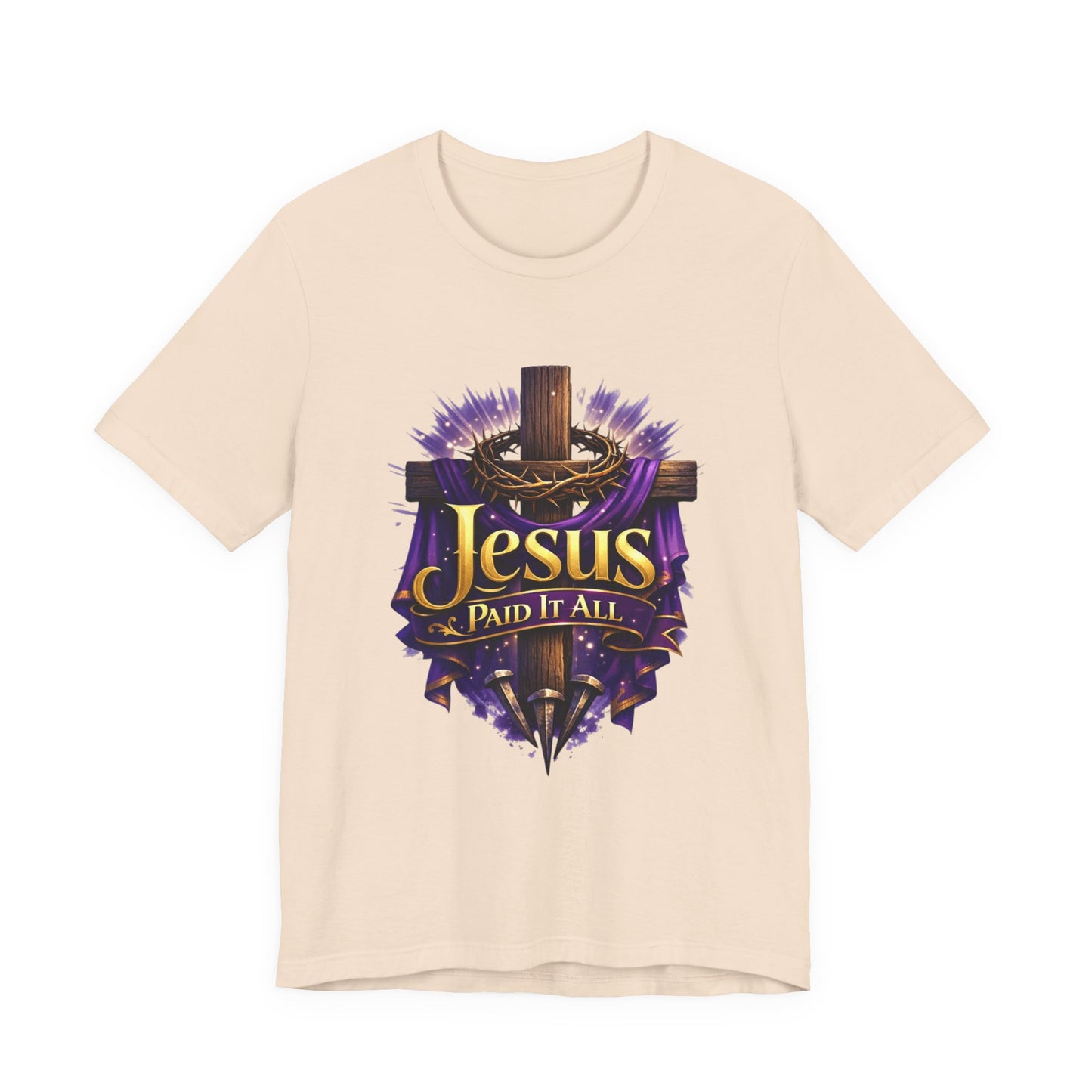 Jesus Paid It All Christian Cross Tee