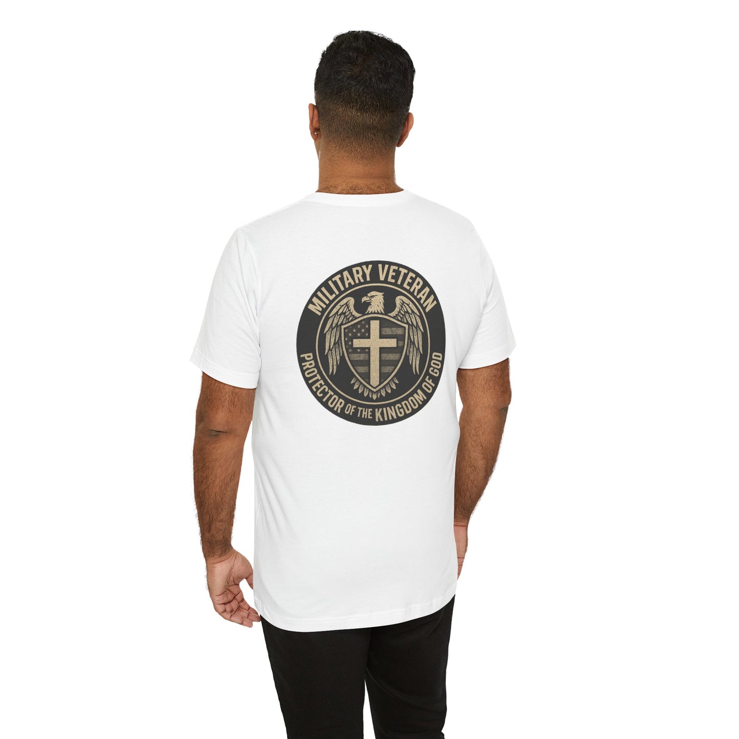 Veteran Protector Tee — "Military Veteran Protector of the Kingdom of God"