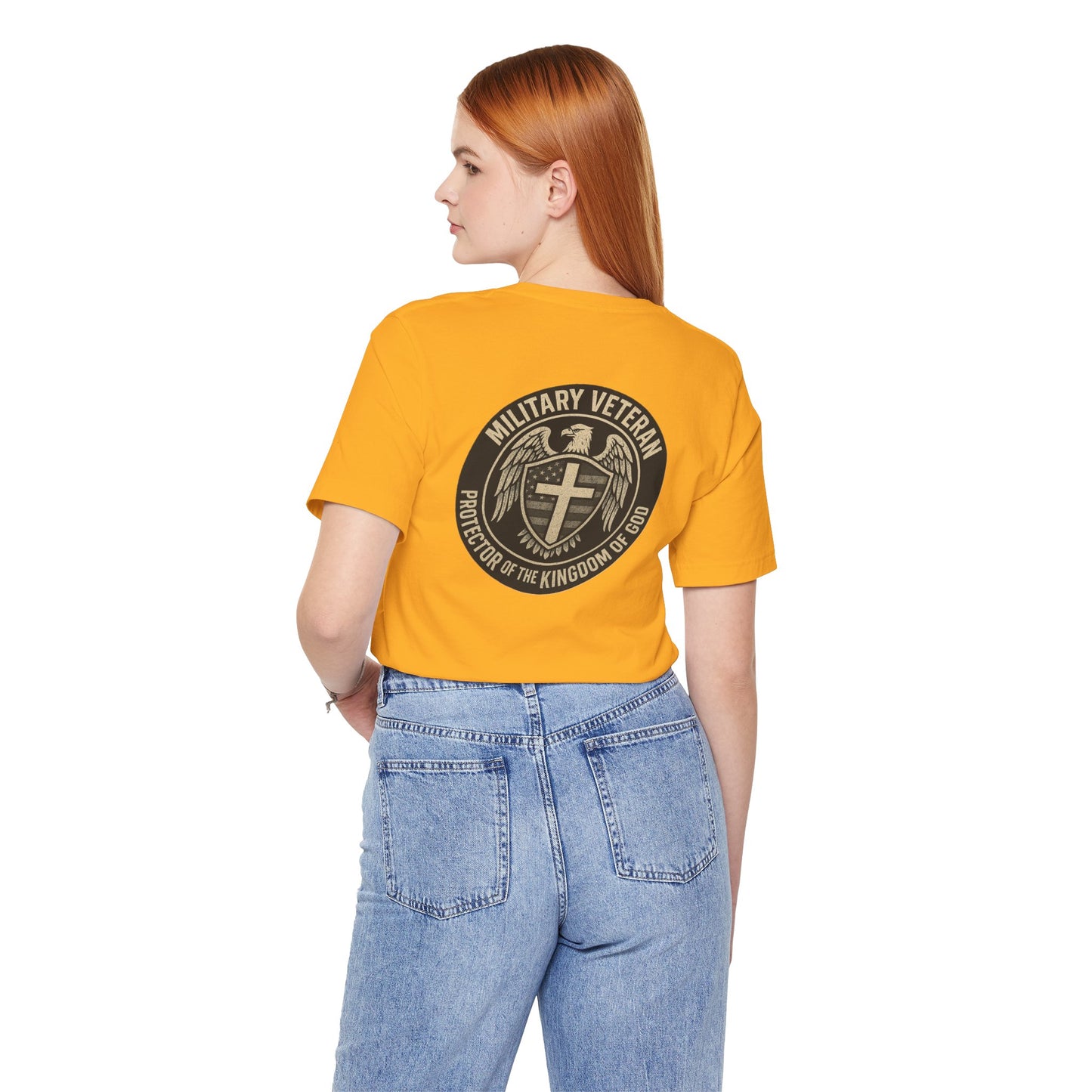 Veteran Protector Tee — "Military Veteran Protector of the Kingdom of God"