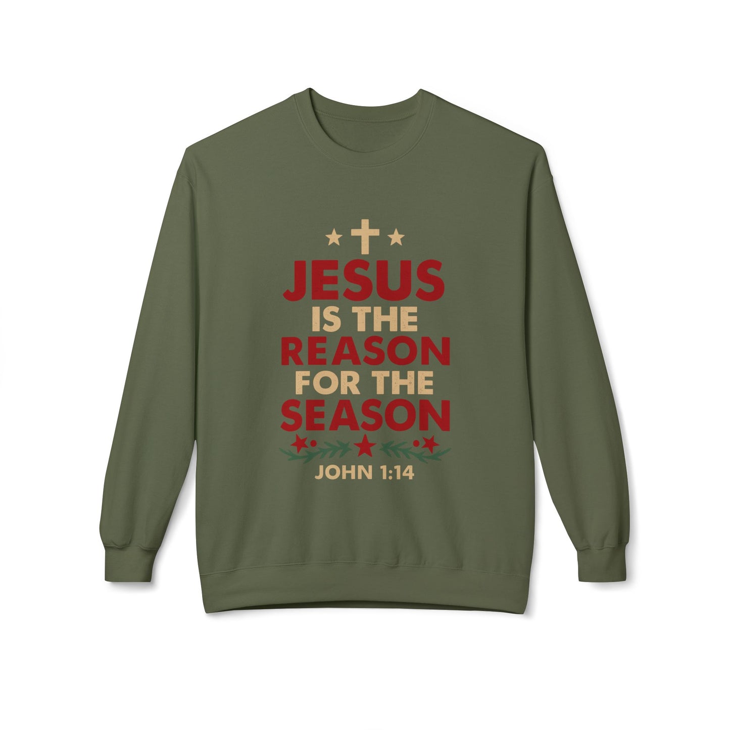 Jesus Is the Reason for the Season Crewneck Sweatshirt