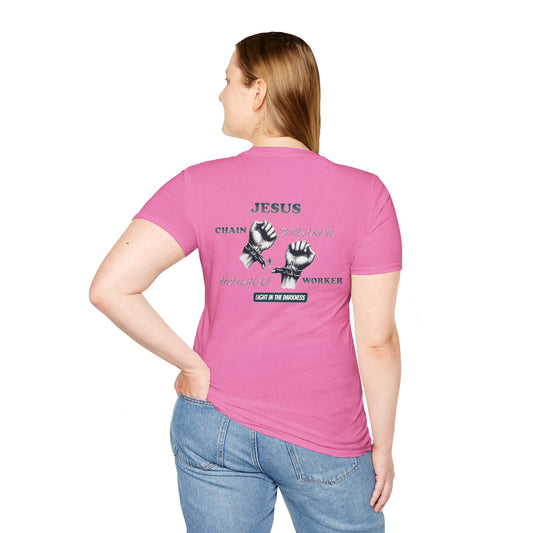 Christian Unisex Tee - Jesus Chain Breaker Design