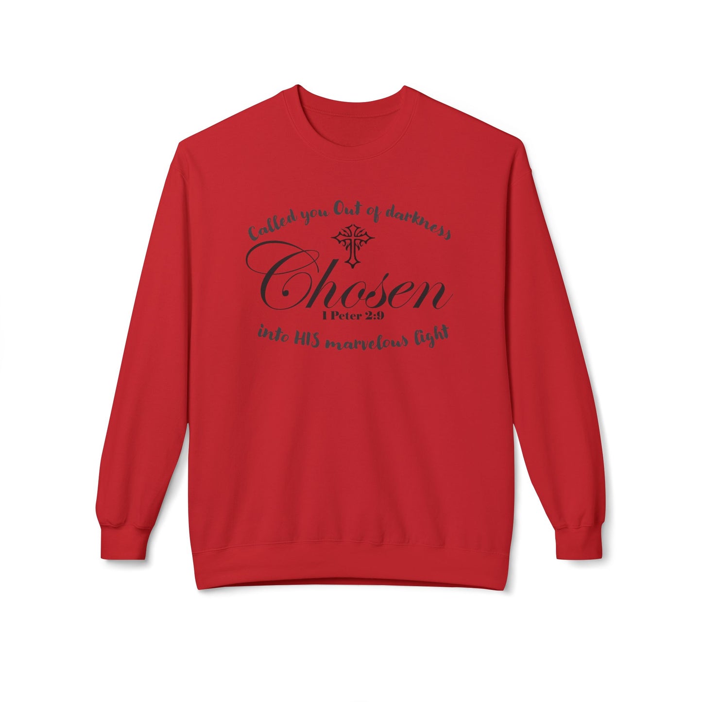 Christian Sweatshirt 1 Peter 2:9 Verse