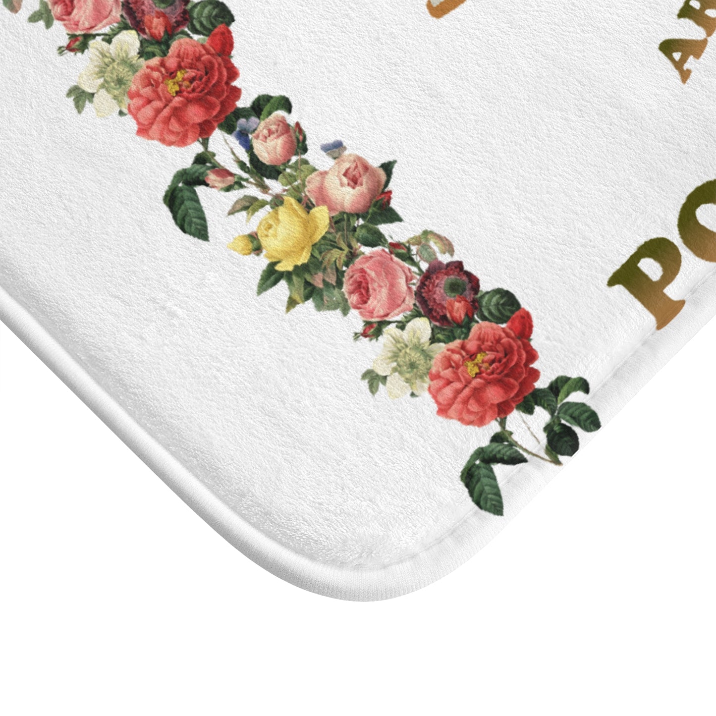 Bath Mat "With GOD All Things Are Possible"