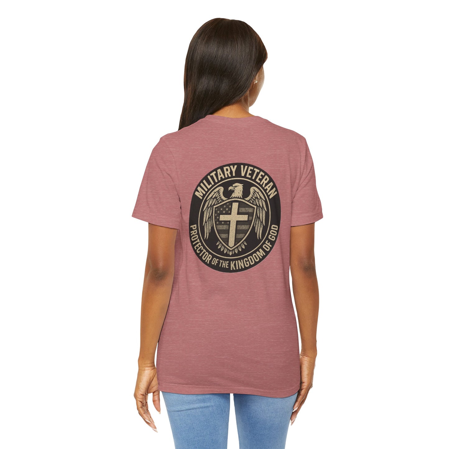 Veteran Protector Tee — "Military Veteran Protector of the Kingdom of God"