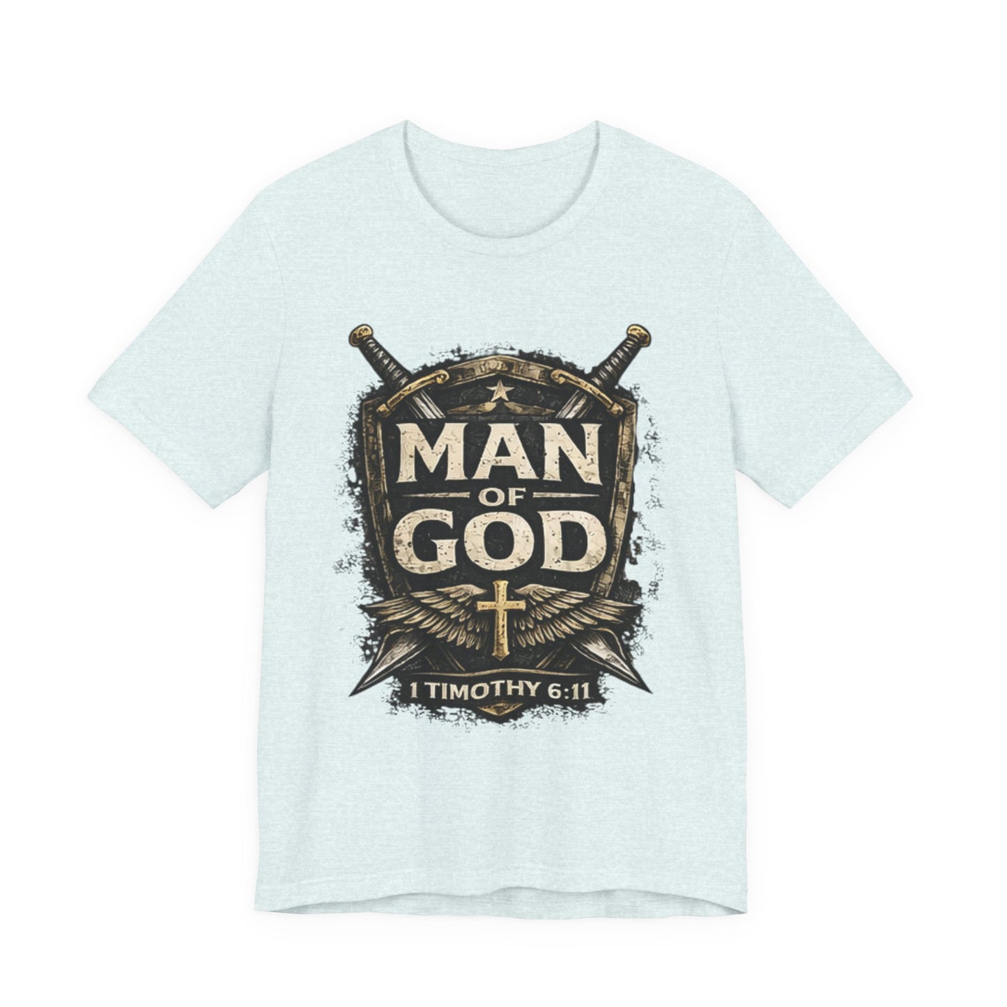 Man of God Tee — 1 Timothy 6:11 Christian Faith T-Shirt