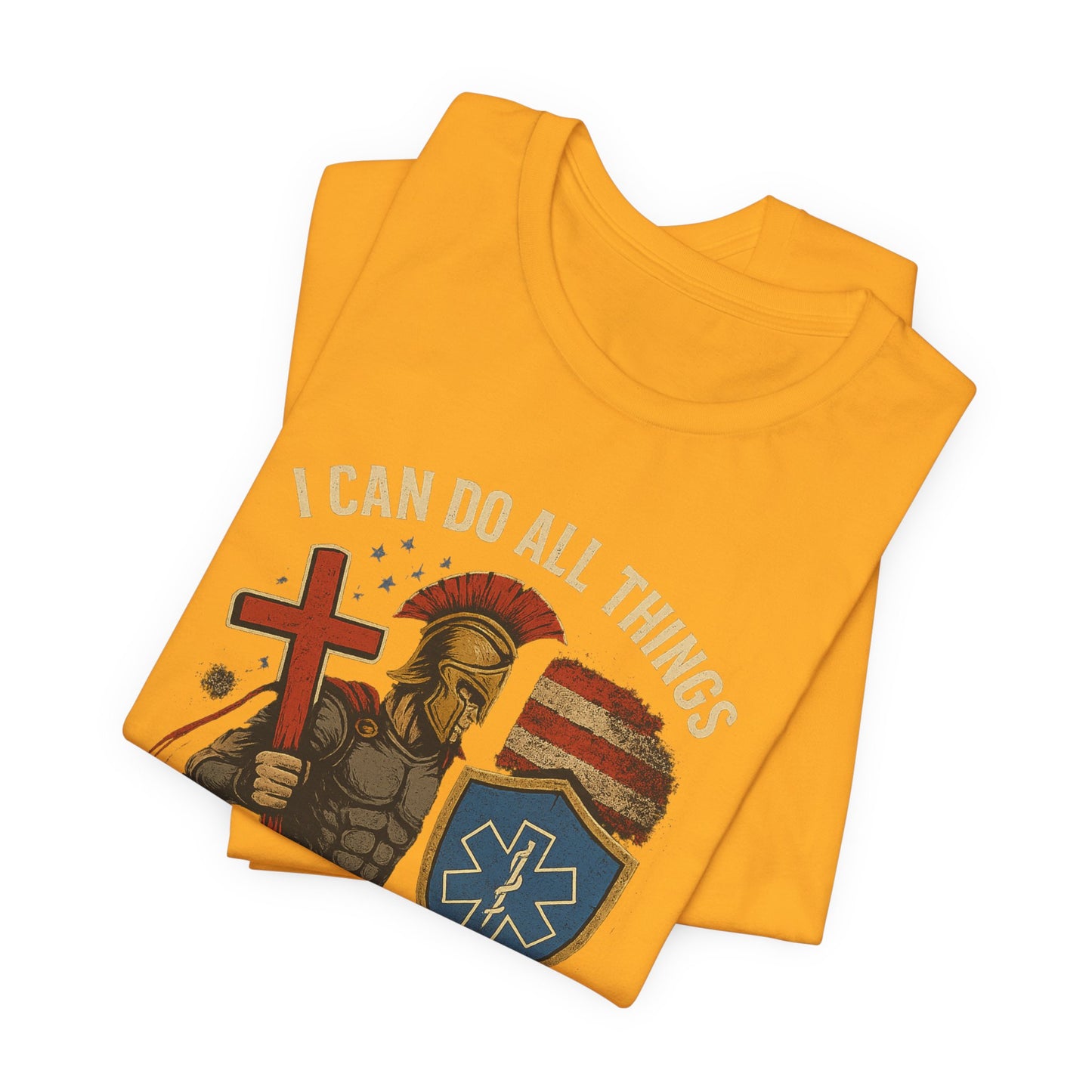 Medical Personnel Tee — "I Can Do All Things Through Christ"