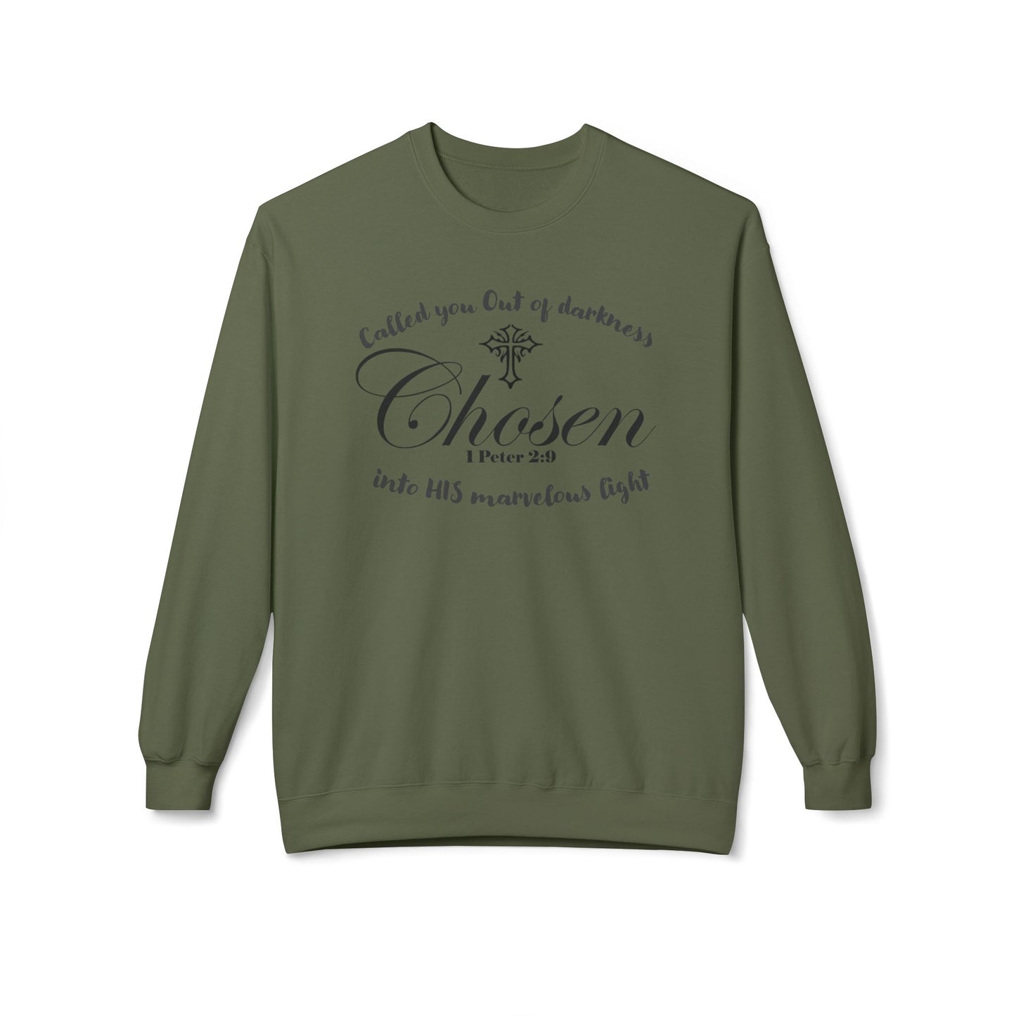 Christian Sweatshirt 1 Peter 2:9 Verse