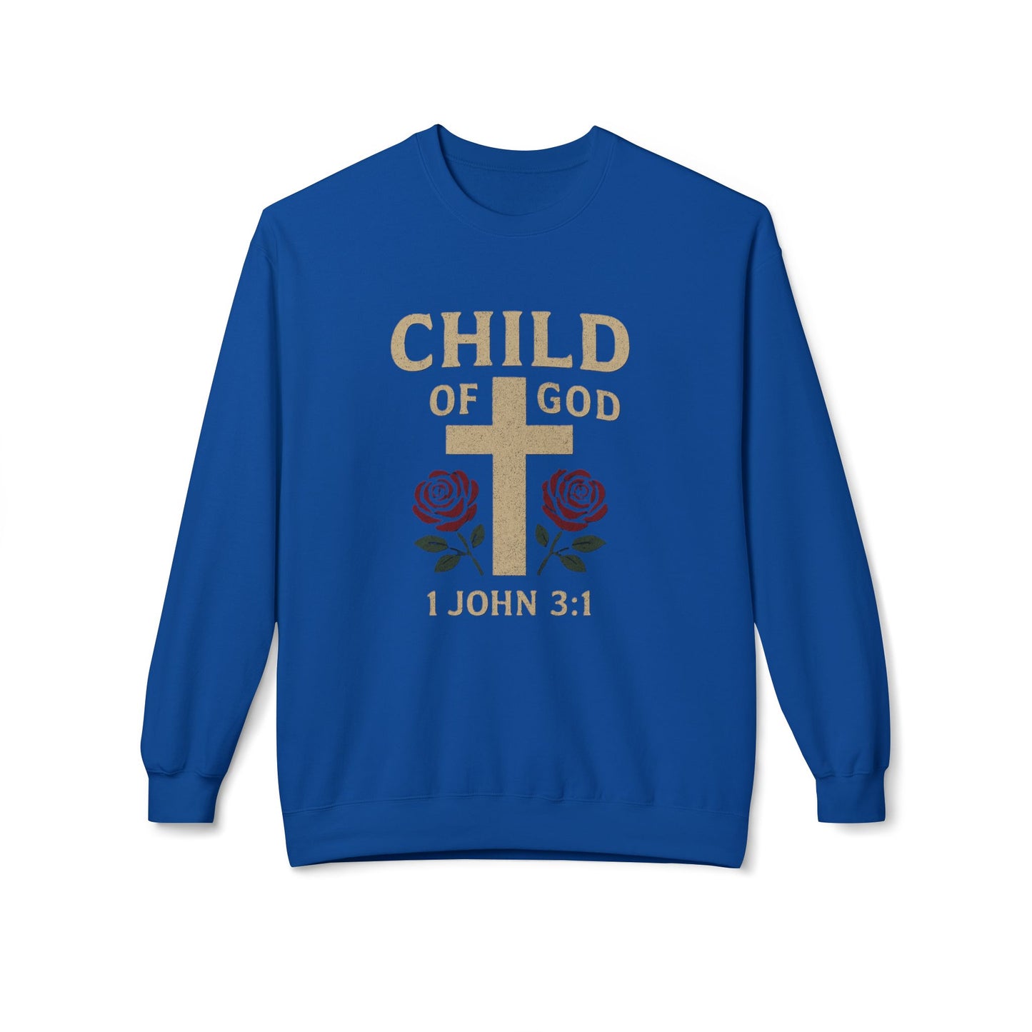 Christian Sweatshirt - 1 John 3:1 'Child of God'