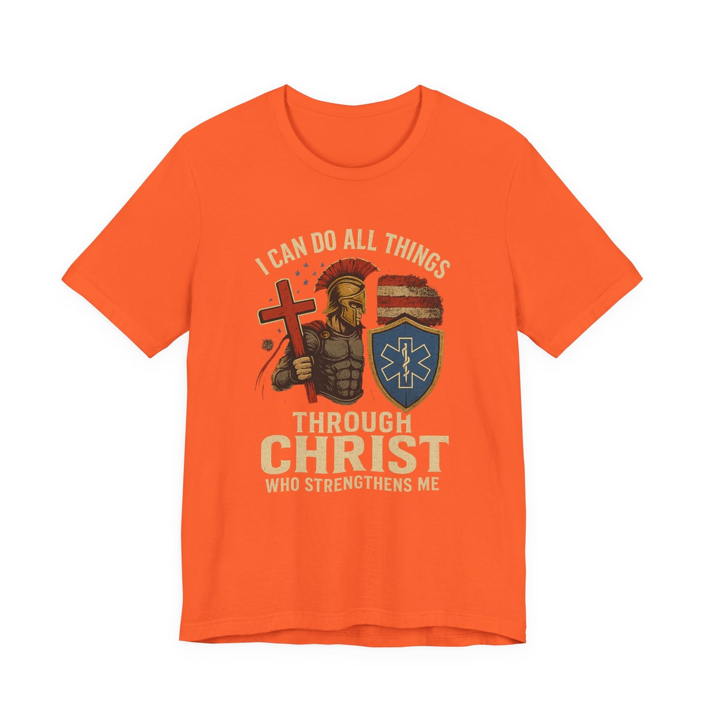 Medical Personnel Tee — "I Can Do All Things Through Christ"