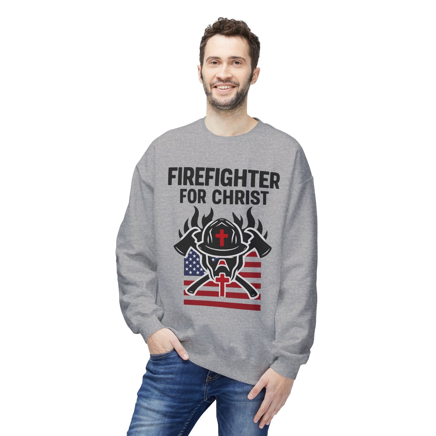 Sweatshirt FIREFIGHTER FOR CHRIST