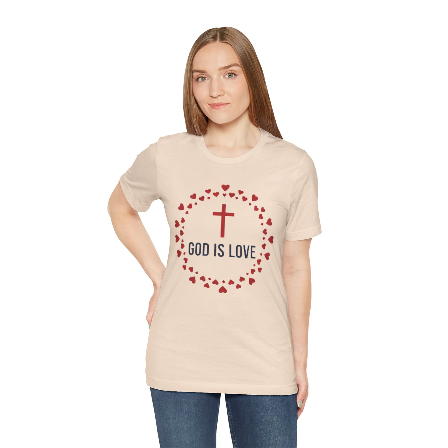 GOD IS LOVE Christian T‑Shirt — Inspirational Faith Tee