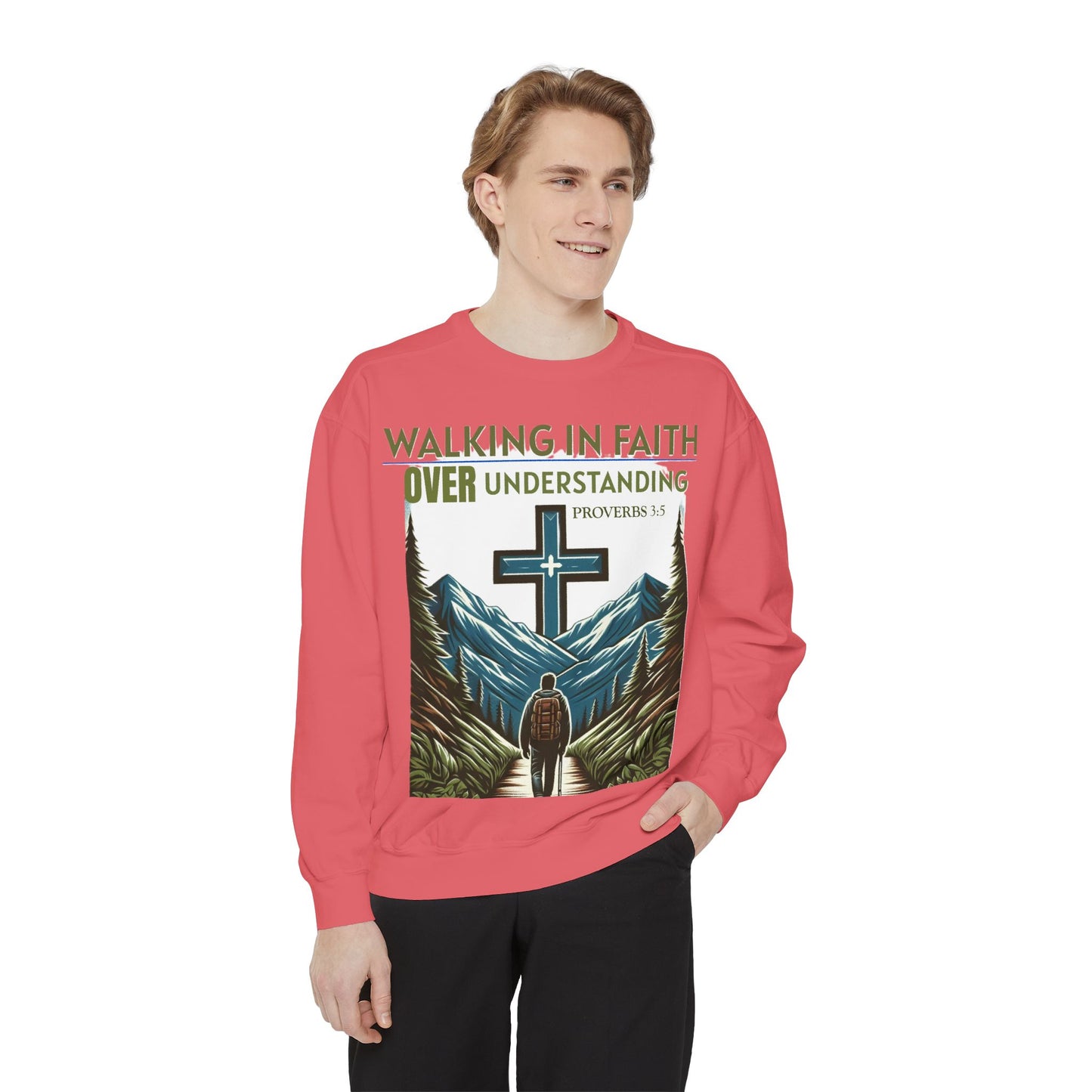 Faithful Unisex Sweatshirt - Bible Verse Proverbs 3:5