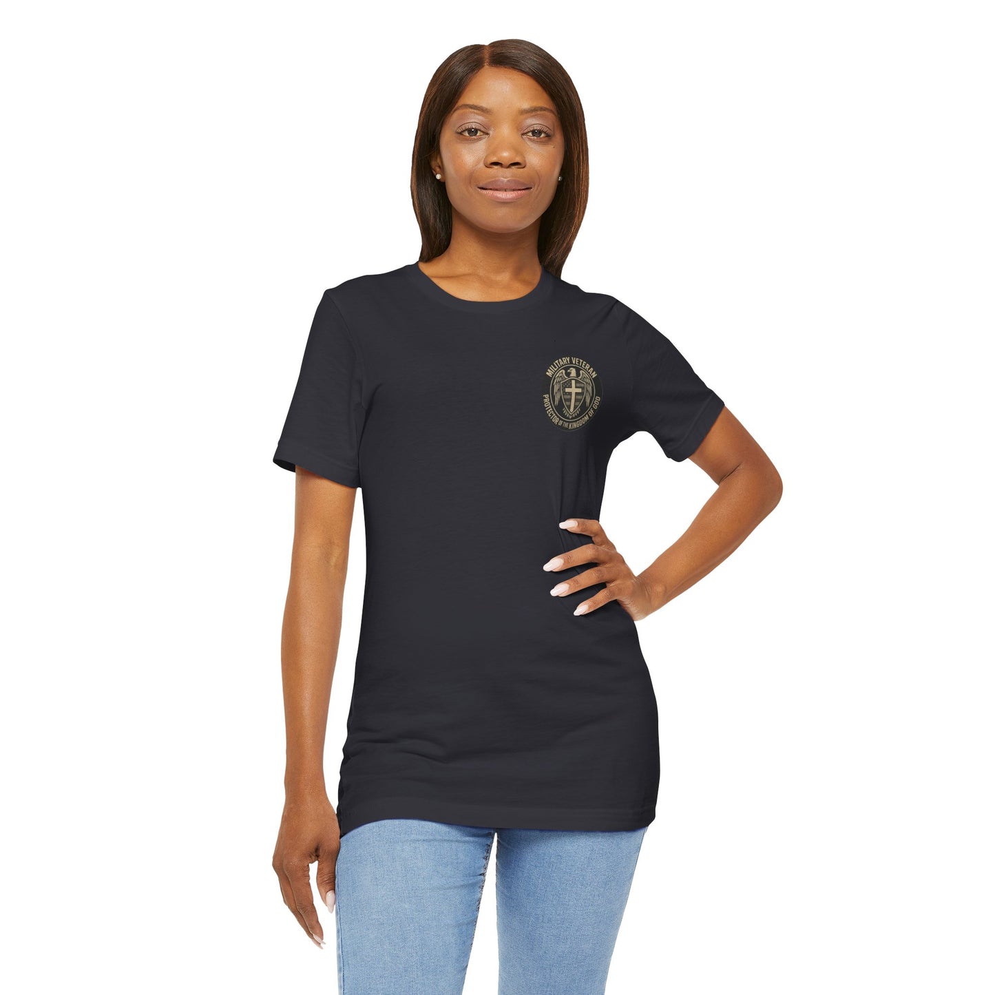Veteran Protector Tee — "Military Veteran Protector of the Kingdom of God"