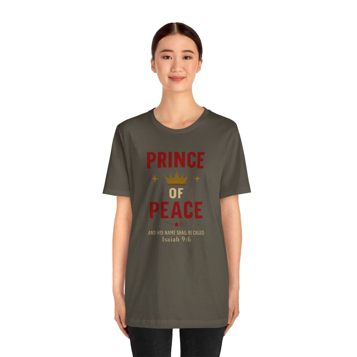 Prince of Peace Isaiah 9:6 T-Shirt — Bible Verse Christian Tee