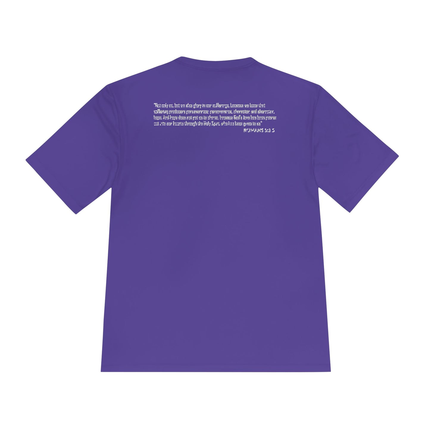 Unisex Moisture "Suffering Produces Perseverance" Wicking Tee