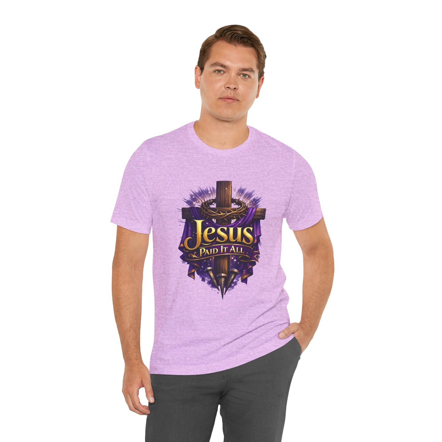 Jesus Paid It All Christian Cross Tee