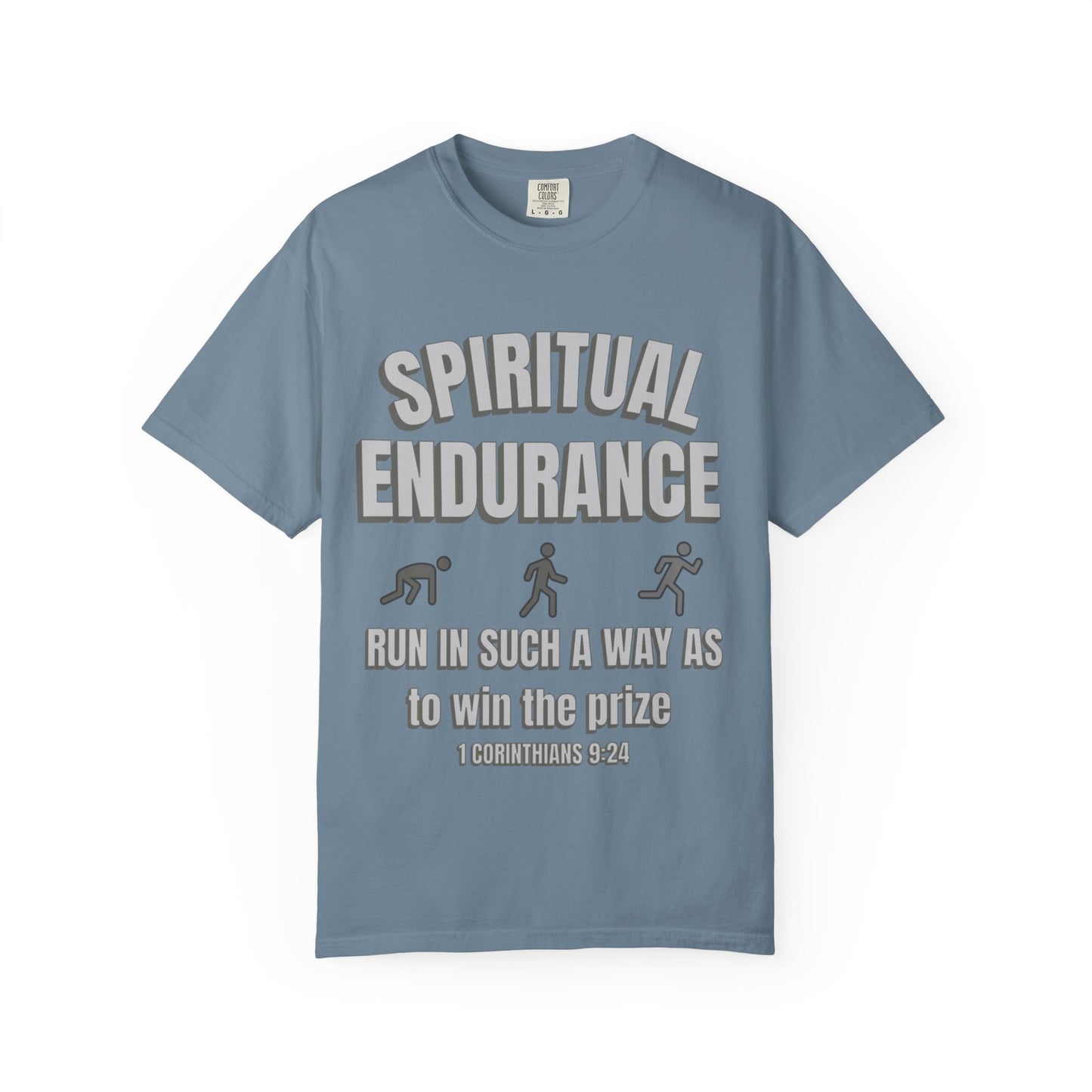 Christian Verse 1 Corinthians 9:24 Garment-Dyed T-shirt