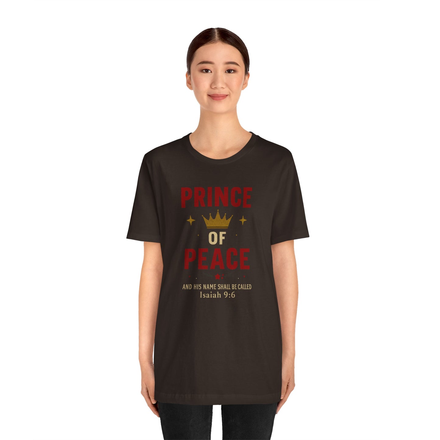 Prince of Peace Isaiah 9:6 T-Shirt — Bible Verse Christian Tee