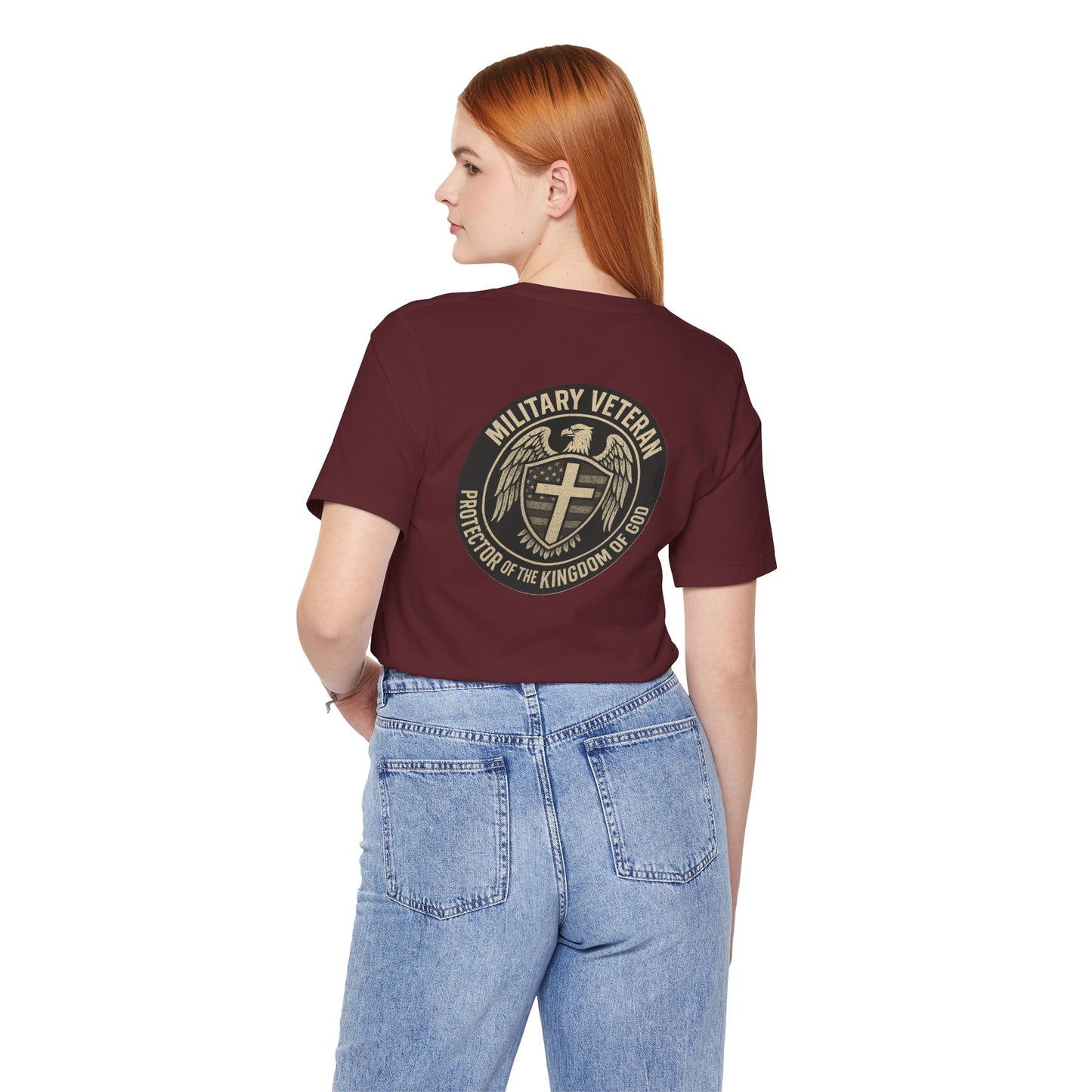 Veteran Protector Tee — "Military Veteran Protector of the Kingdom of God"