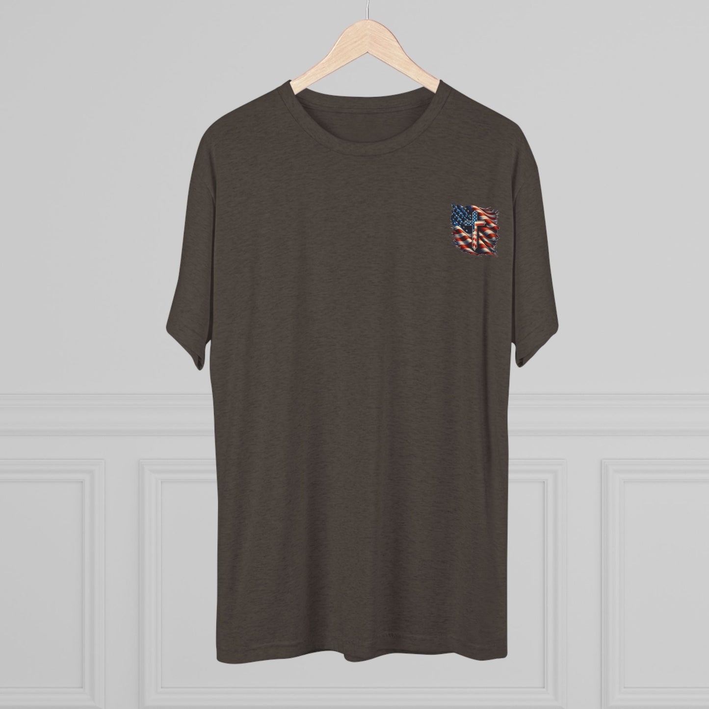 Copy of Unisex Tri-Blend Crew Tee "GOD BLESS AMERICA"