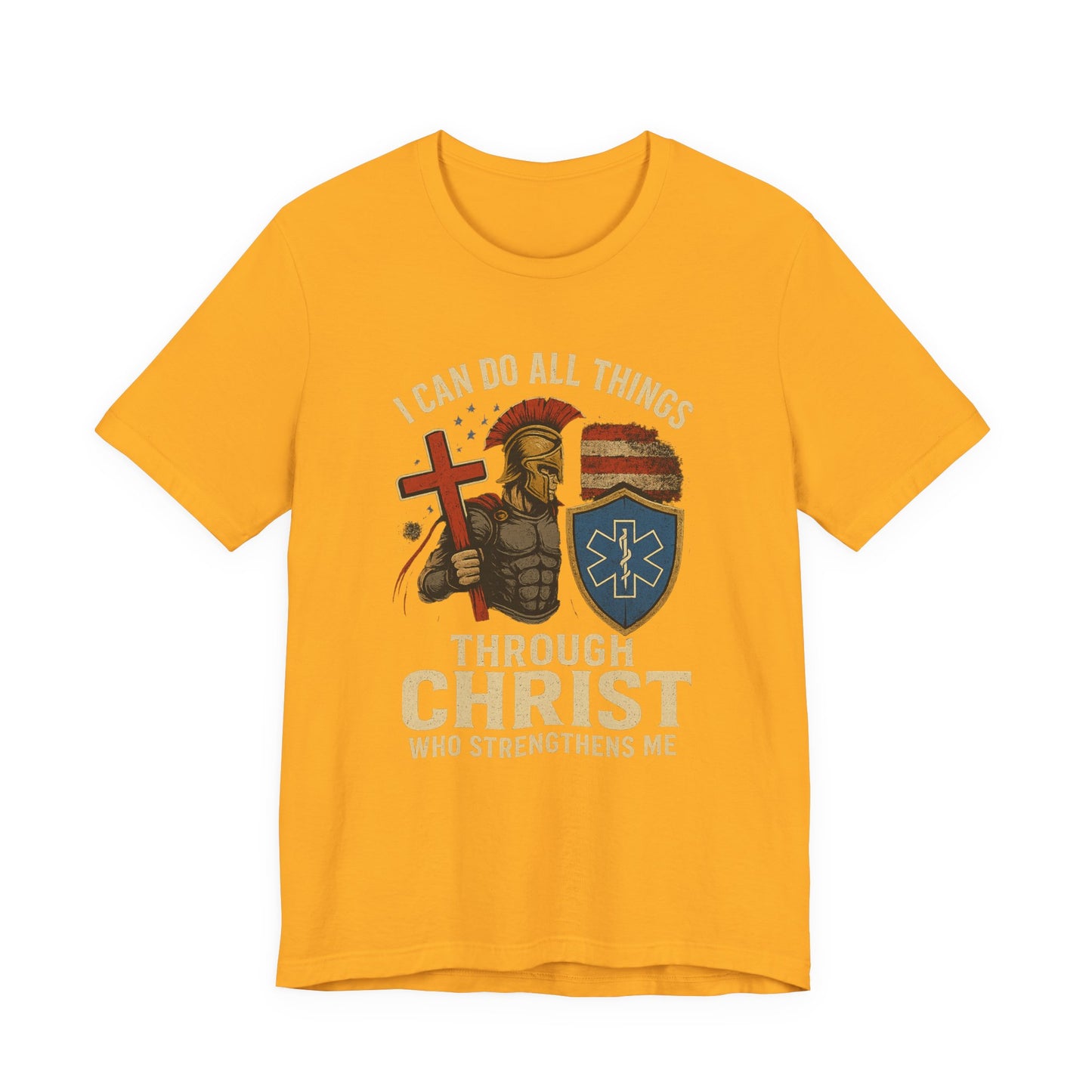 Medical Personnel Tee — "I Can Do All Things Through Christ"